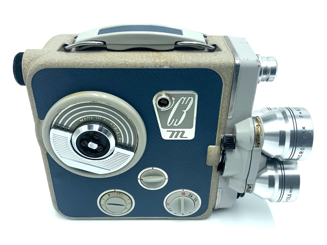 Eumig C3 M Filmkamera mit mit Eumicron 6,25mm + 2 Kamera movie camera