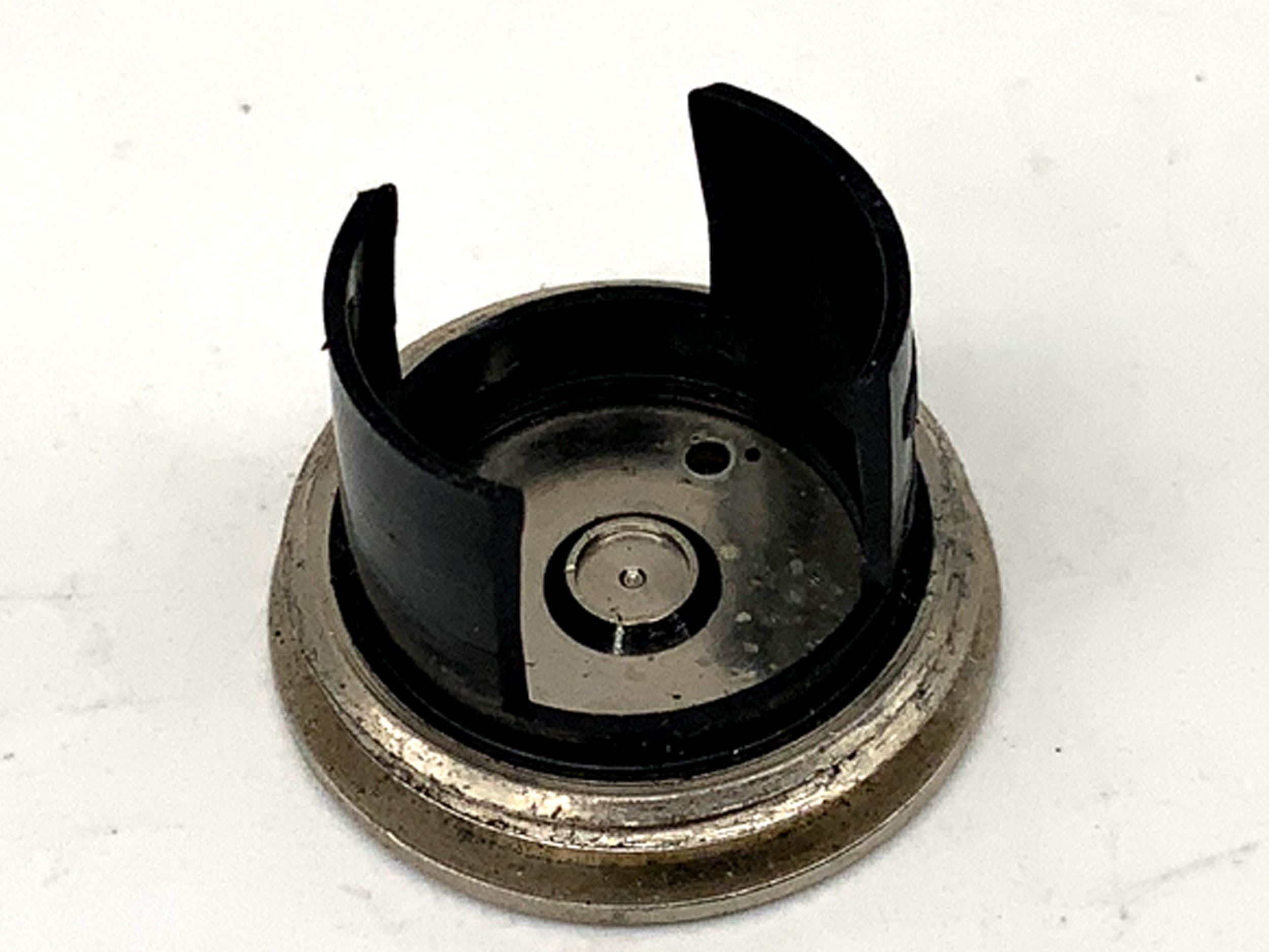 Ricoh KR-10 super battery cover silver lid