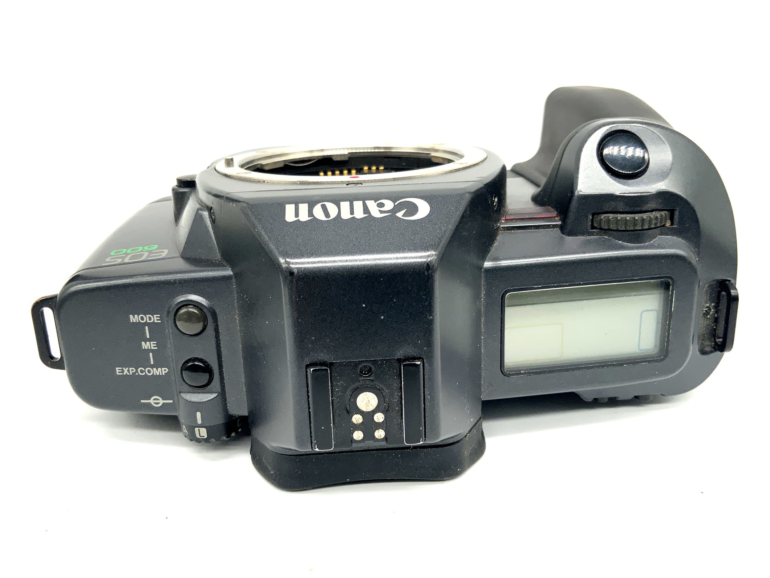 Canon EOS 600 SLR mit Quartz Date Back E 35mm SLR analog Body (Canon EF)