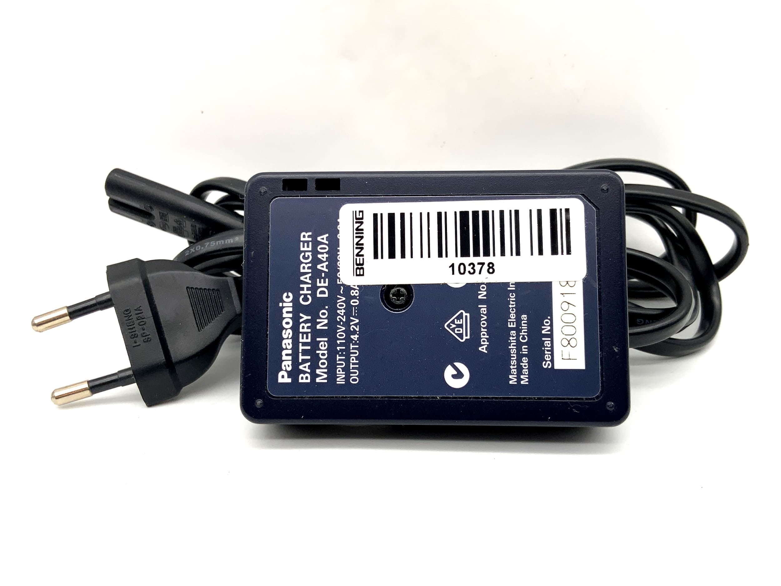 Panasonic Lumix DE-A40 A Charger DMW-BCE10 Battery Charger Power Adapter