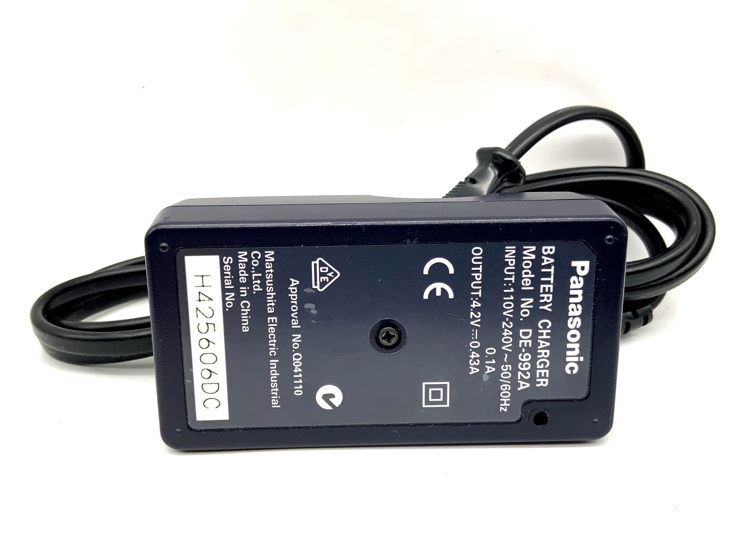 Panasonic Lumix DE-992 A Charger CGA-S004|DMW-BCB7 Battery Charger