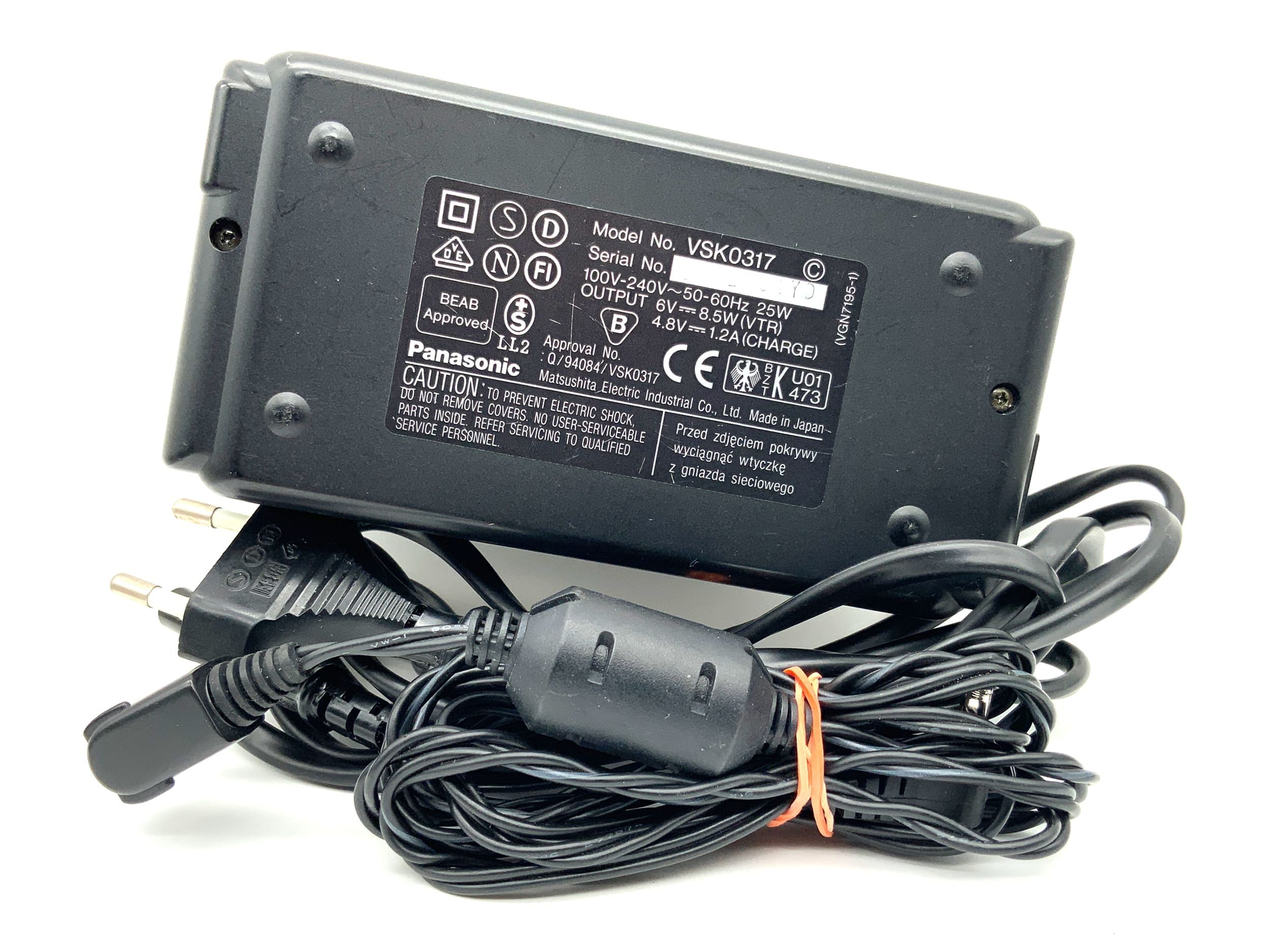 Panasonic VSK0317 Charger VW-VBS20E Battery Charger Power Adapter
