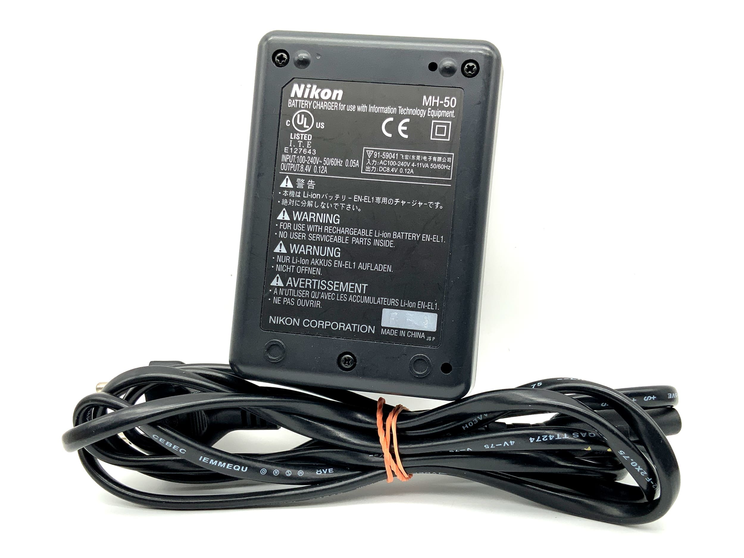 Nikon MH-50 Charger EN-EL1 Battery Charger Power Adapter