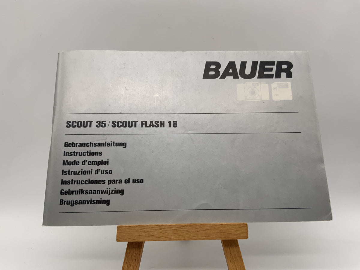 Bauer Scout 35, Scout Flash 18 Bedienungsanleitung Deutsch