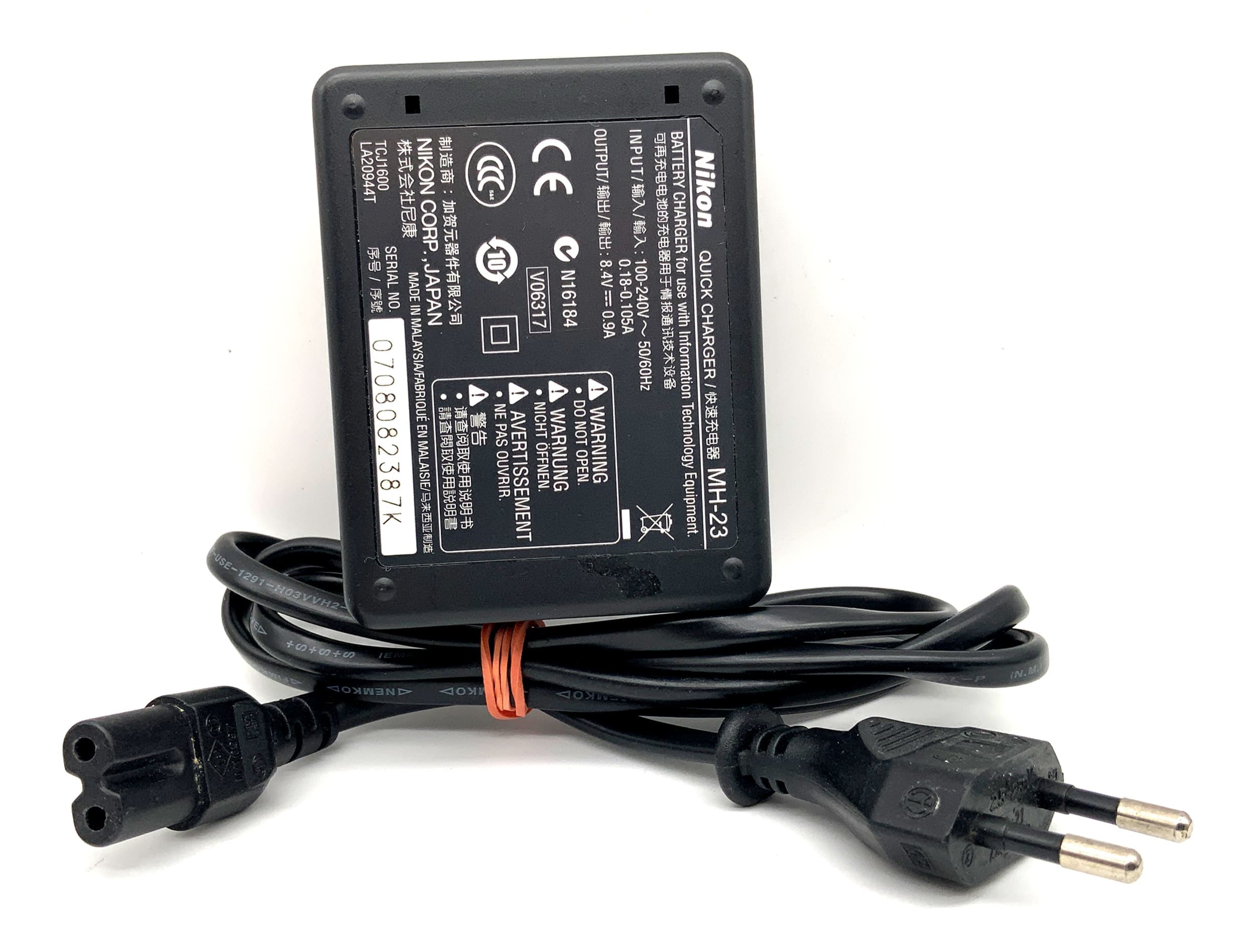Nikon MH-23 Charger EN-EL9|EN-EL9a Battery Charger Power Adapter