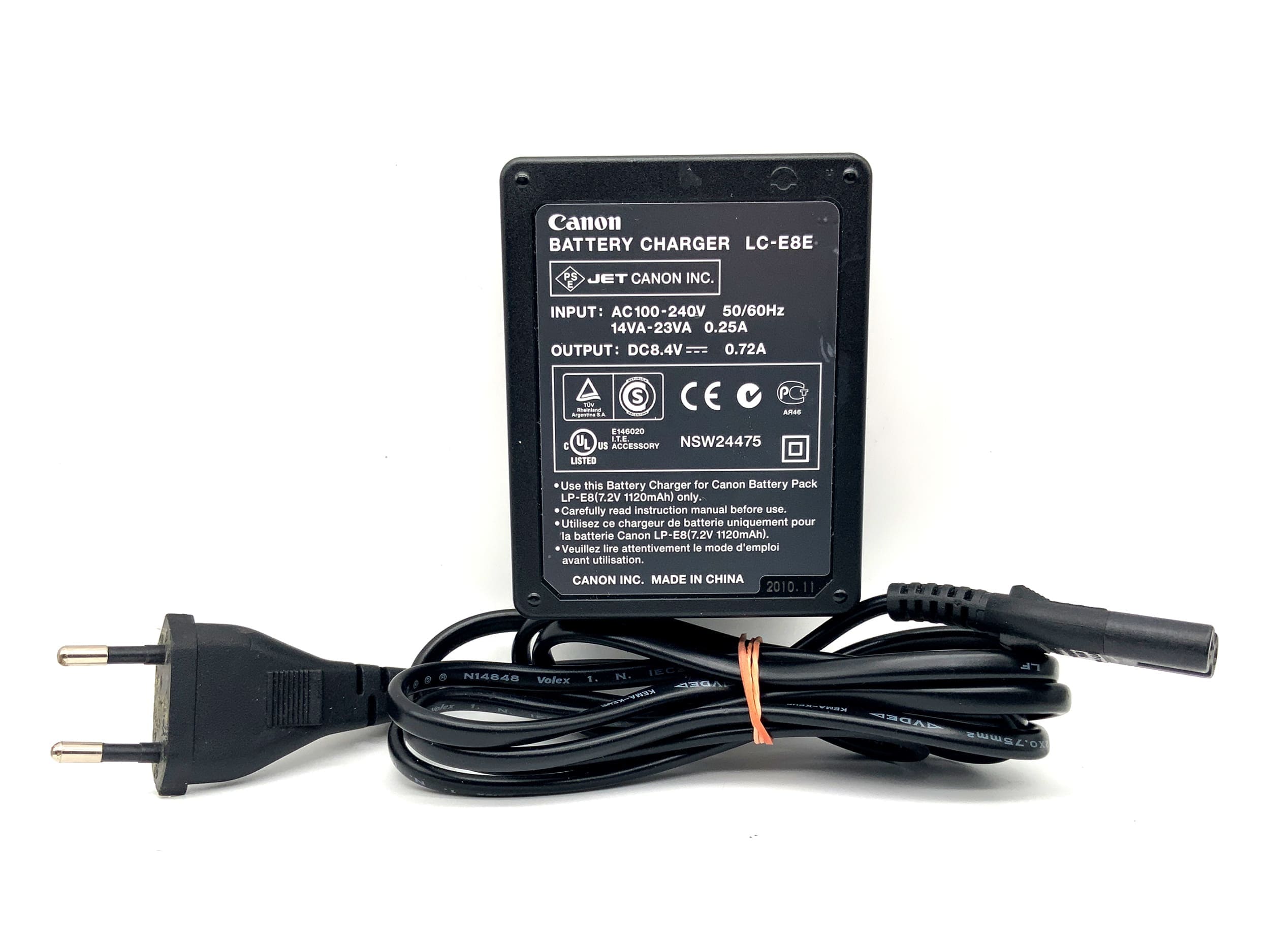 Canon LC-E8E Charger LP-E8 Battery Charger Power Adapter