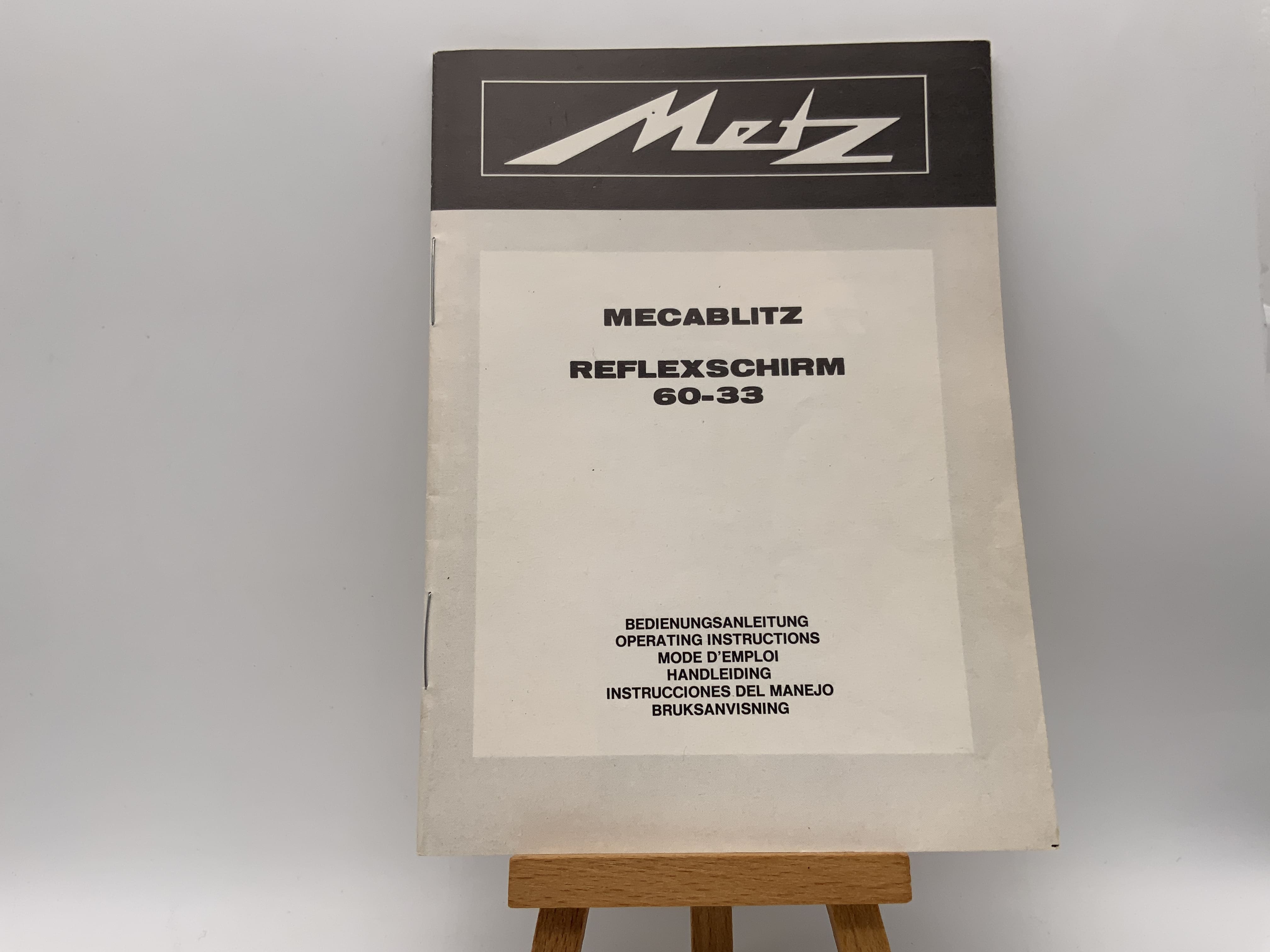 Metz Mecablitz Reflexschirm 60-33 Bedienungsanleitung Deutsch