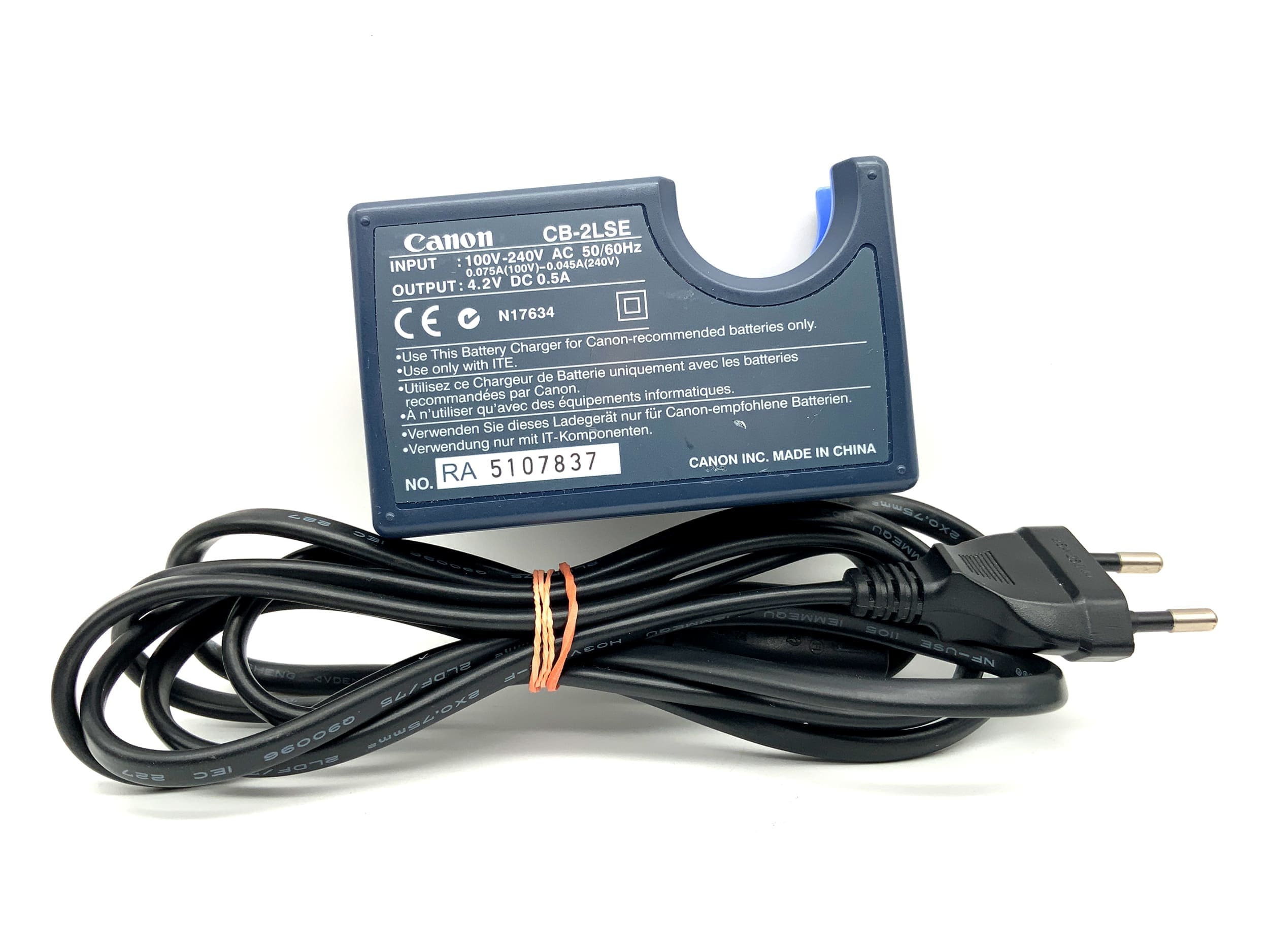 Canon CB-2LSE Charger NB-1L|NB-1LH Battery Charger Power Adapter
