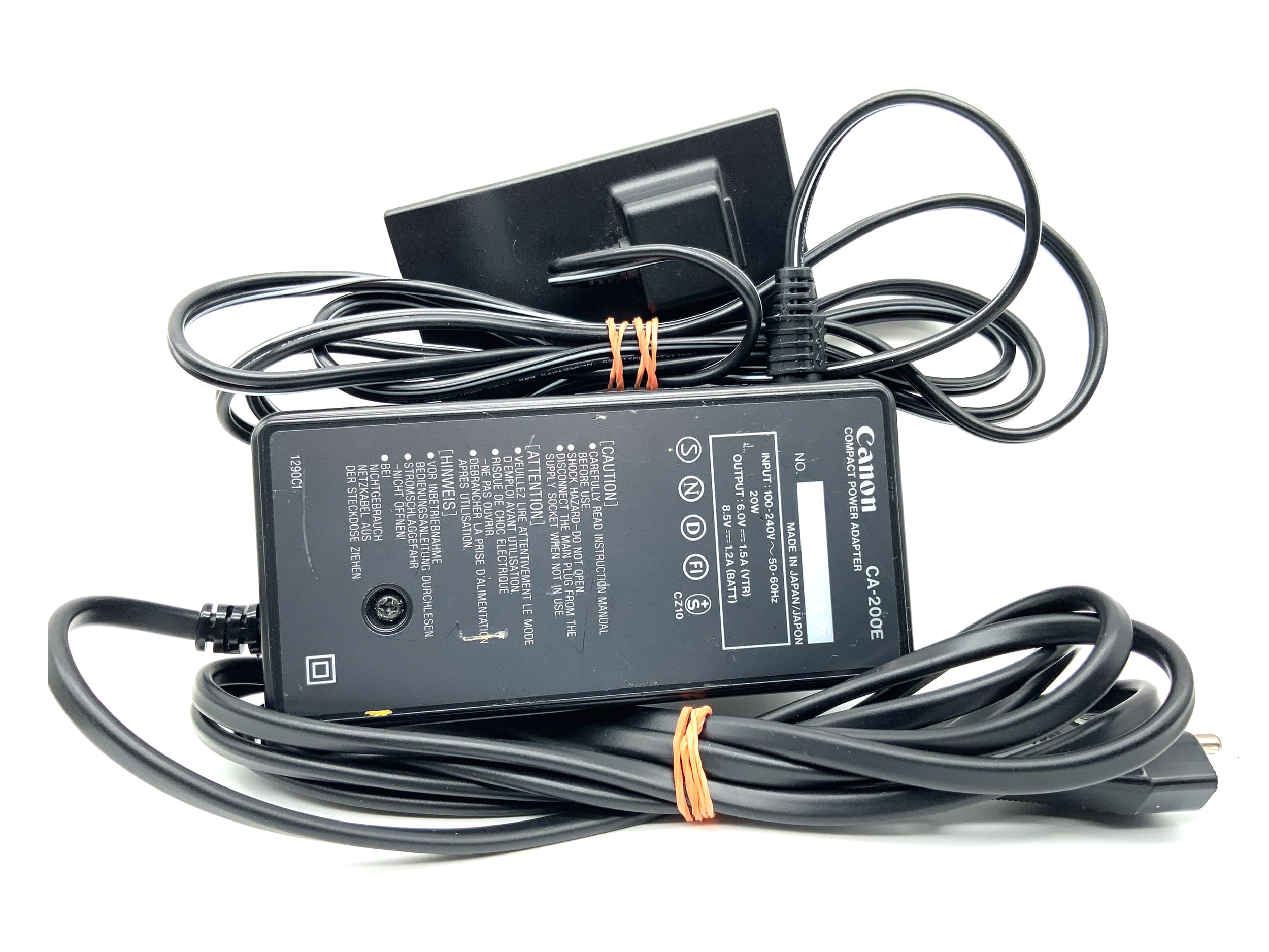 Canon CA-200 with DC-200 charger Camcorder Battery Charger Power Adapter