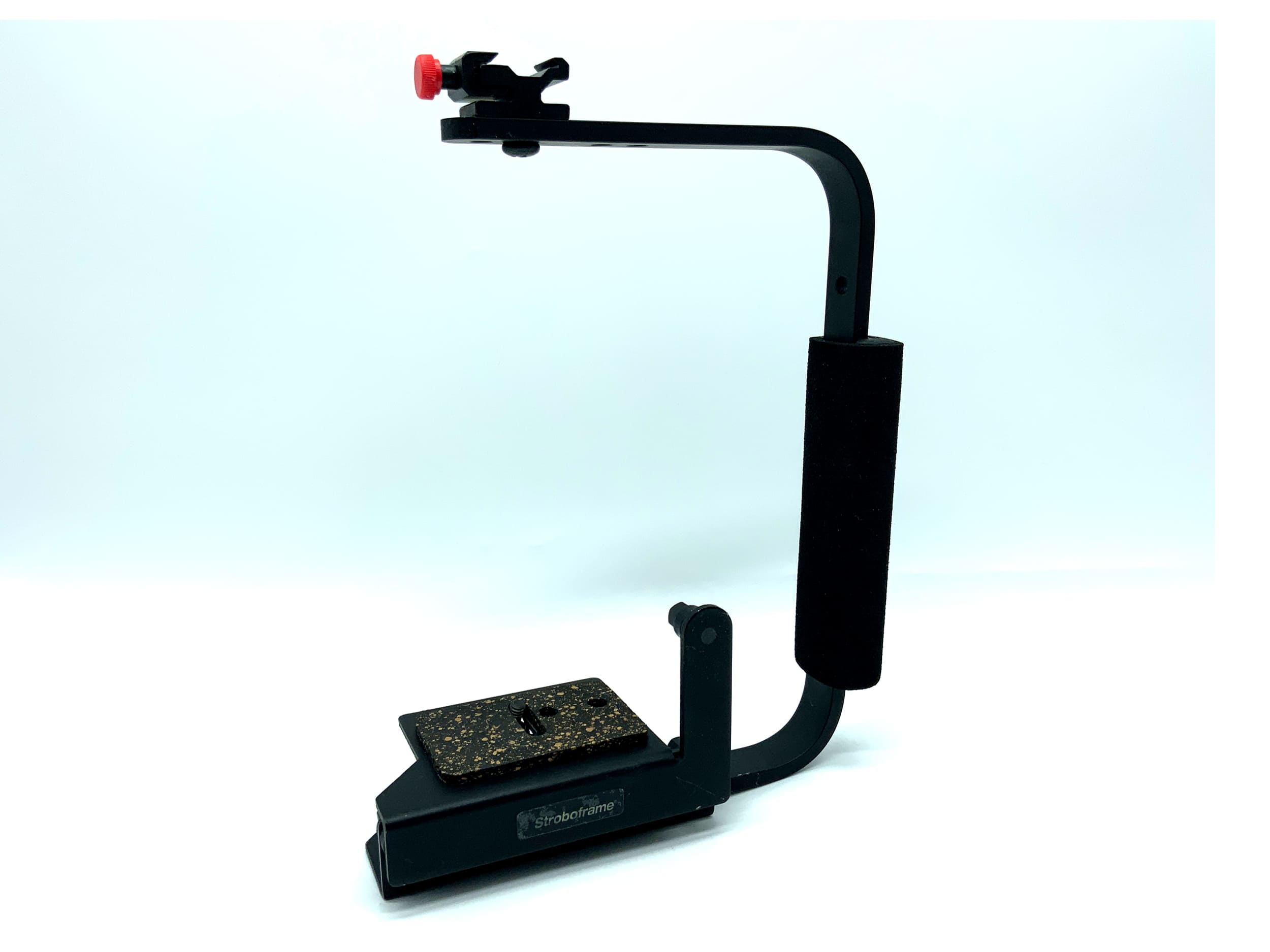 Stroboframe 310-900 handgrip for most 35mm SLRs + 6x4.5cm folding mount