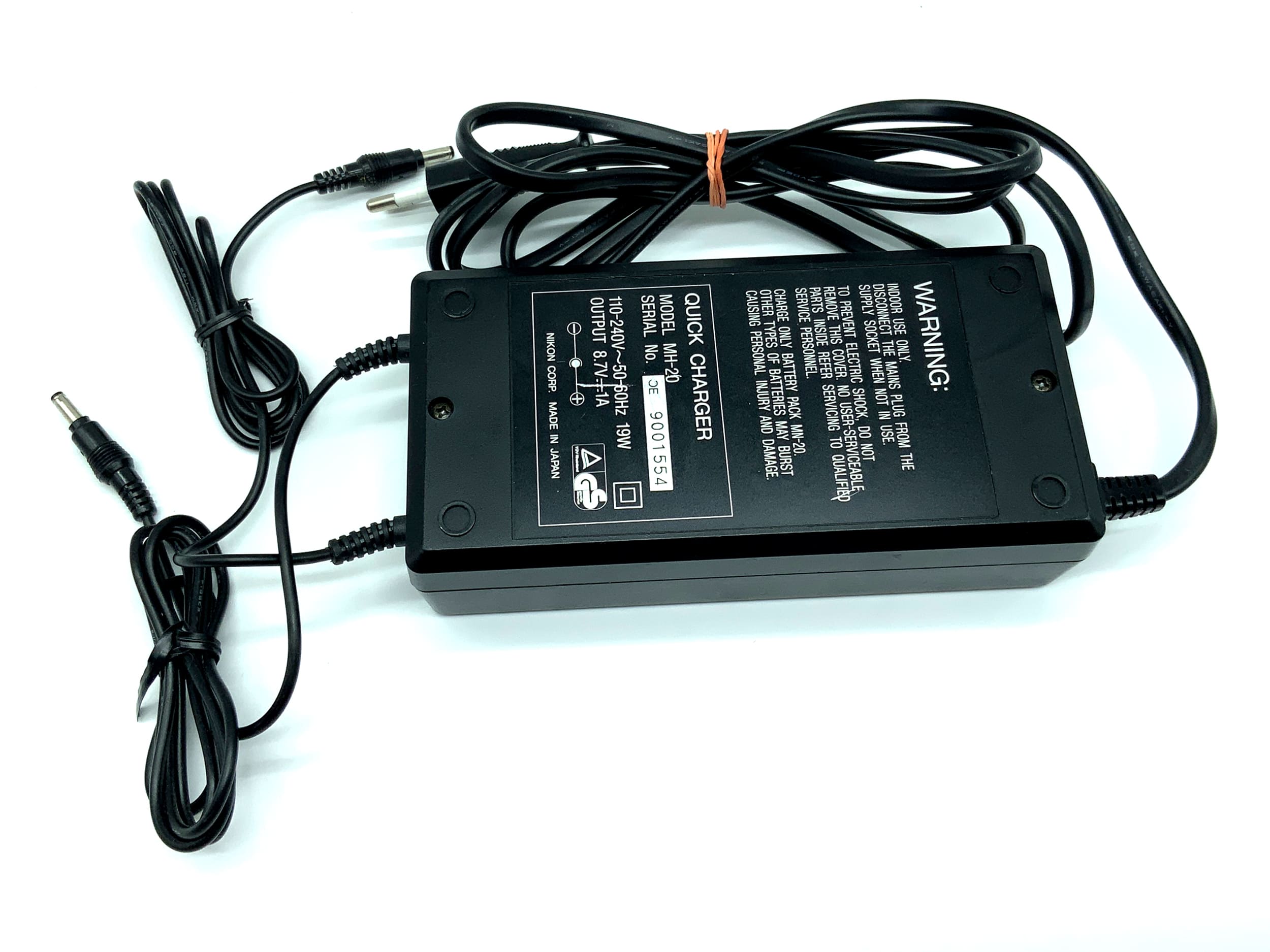 Nikon MH-20 Charger EN-EL4|EN-EL4a Battery Charger Power Adapter