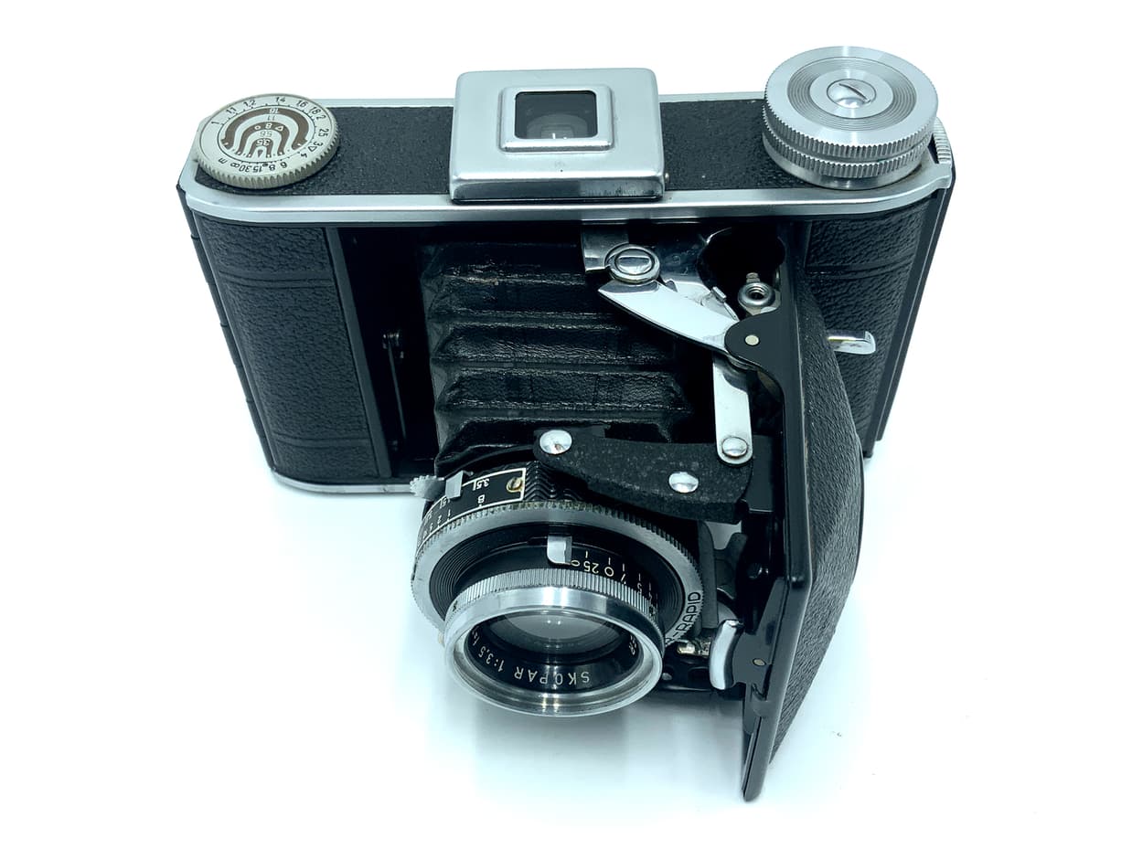 Voigtländer Bessa 66 Klappkamera mit Skopar 7,5cm 1:3.5 Analogkamera