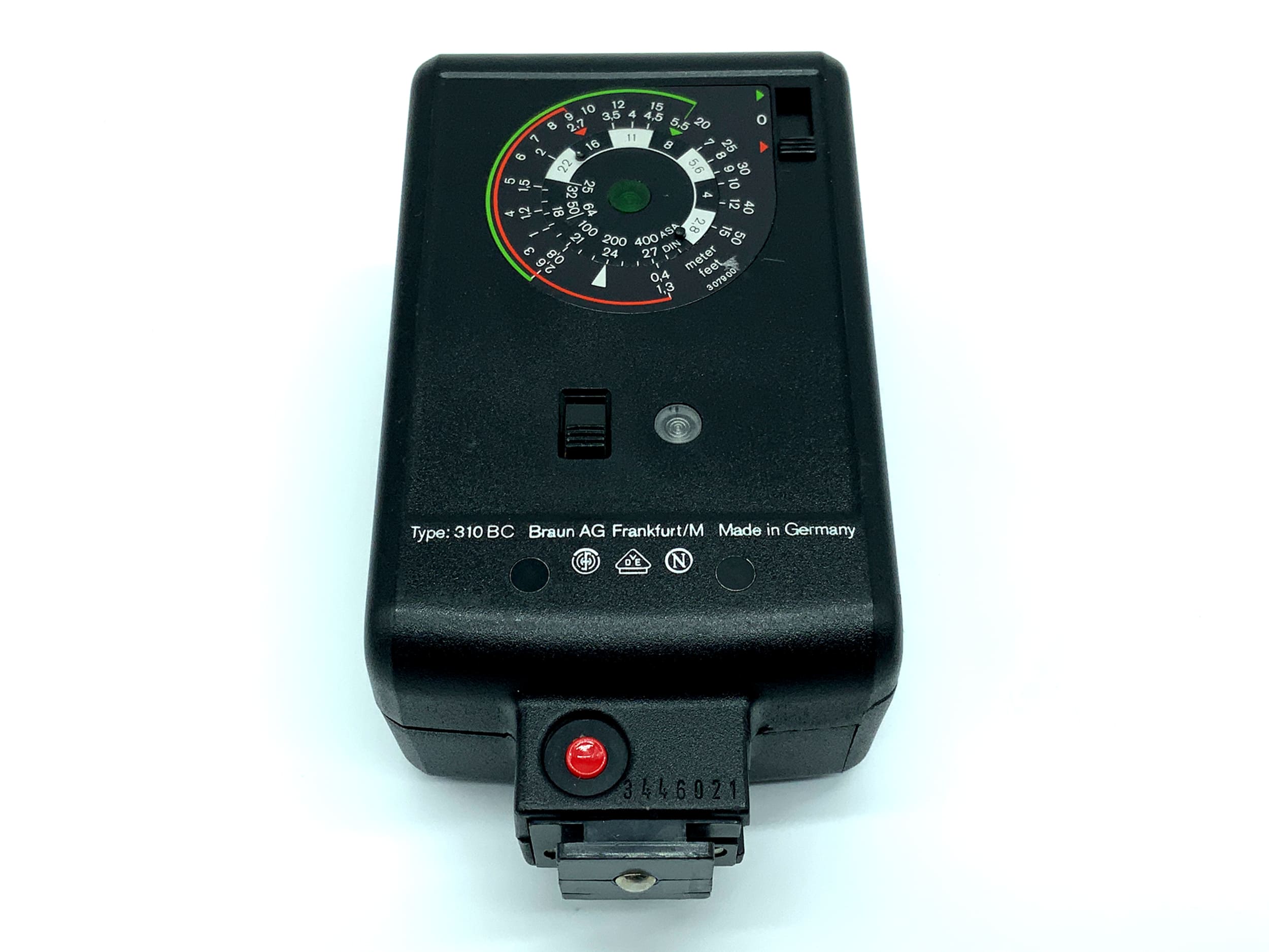 Braun 310 BC universal flash unit, center contact camera flash