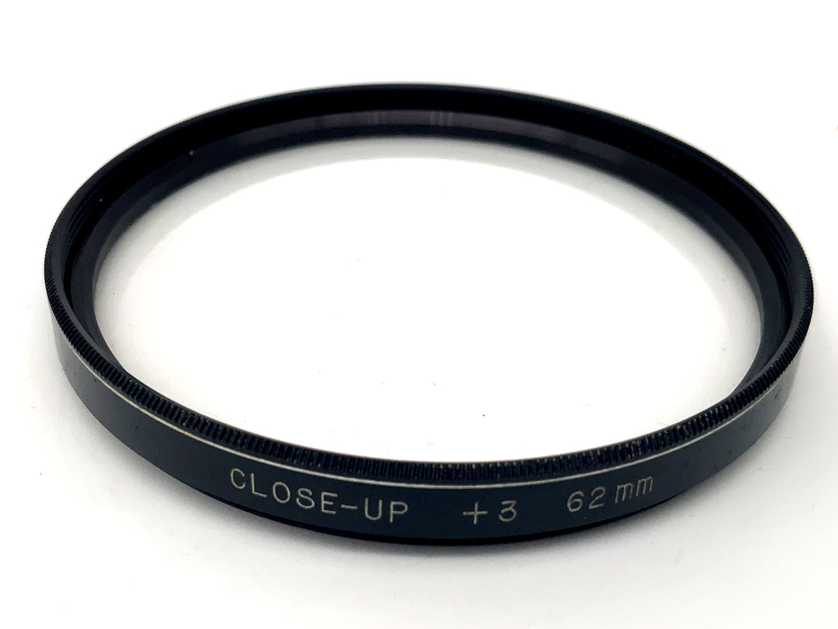 Nahlinse Close-Up +3 Filter 62mm Kreisförmig Filtergewinde