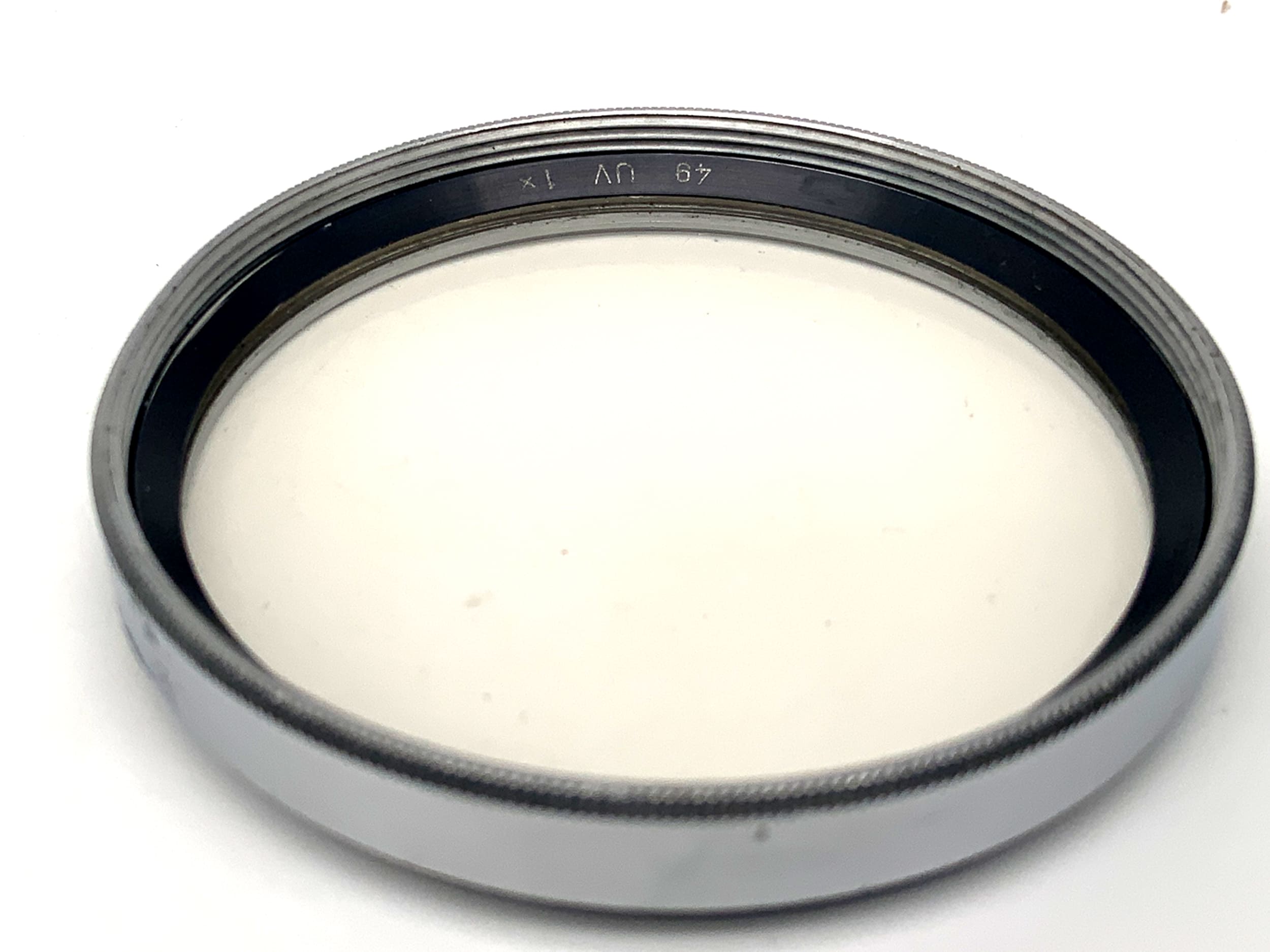 UV 1x in Chrom Filter 49mm Kreisförmig Filtergewinde