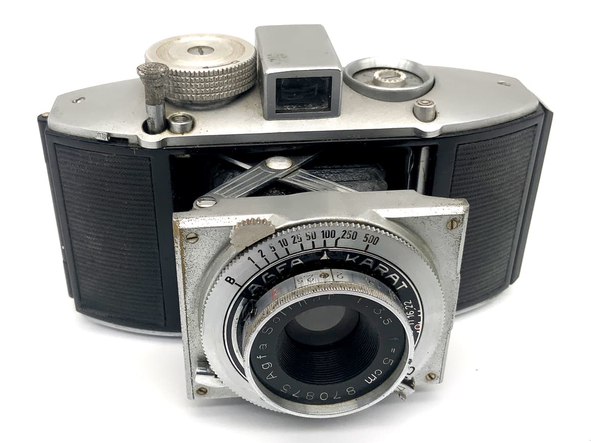 Agfa Karat Klappkamera mit Agfa Solinar 5cm 1:3.5 Analogkamera