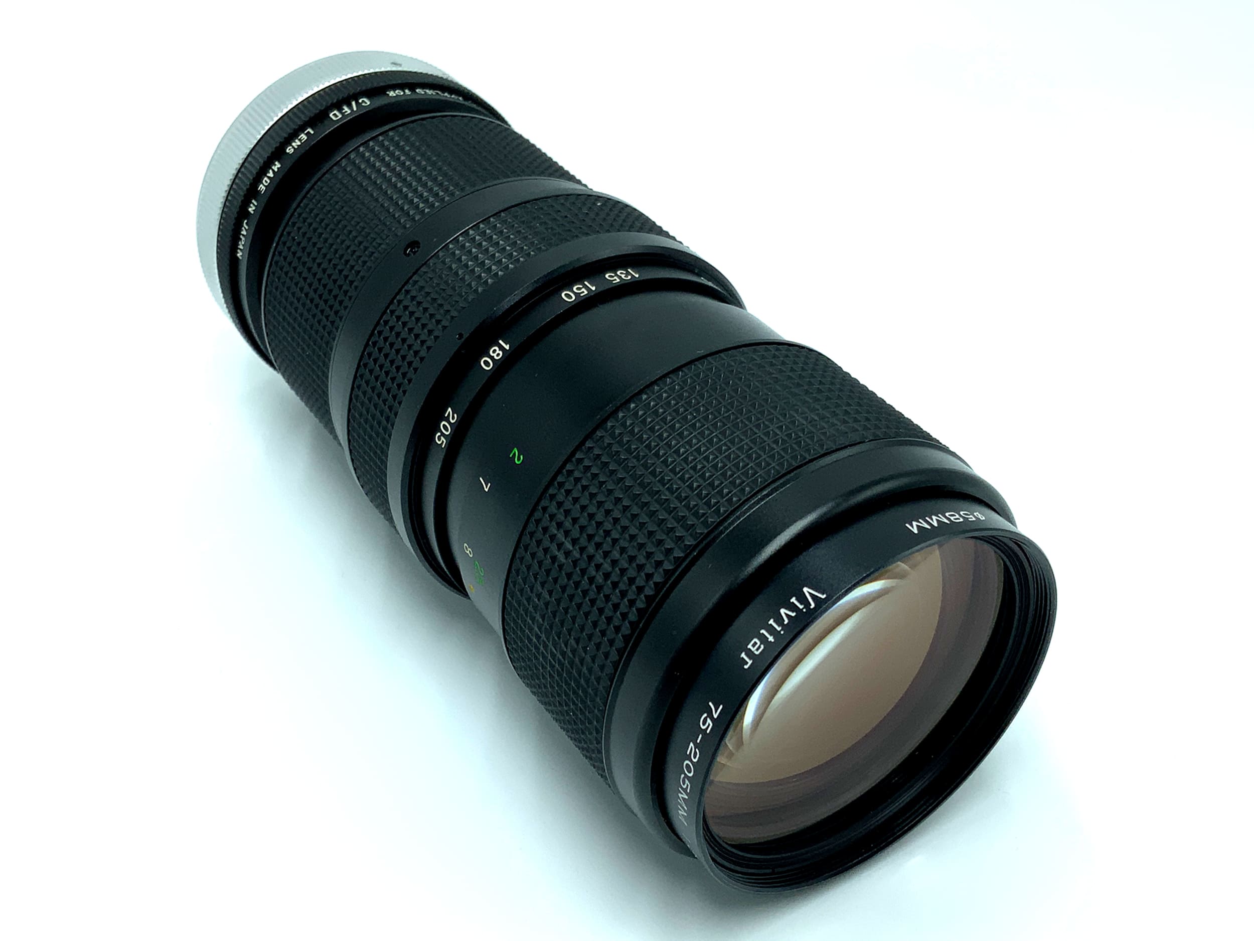 Vivitar Close Focusing Auto Zoom 75-205mm 1:3.8 Zoomobjektiv (Canon FD) Nebel!