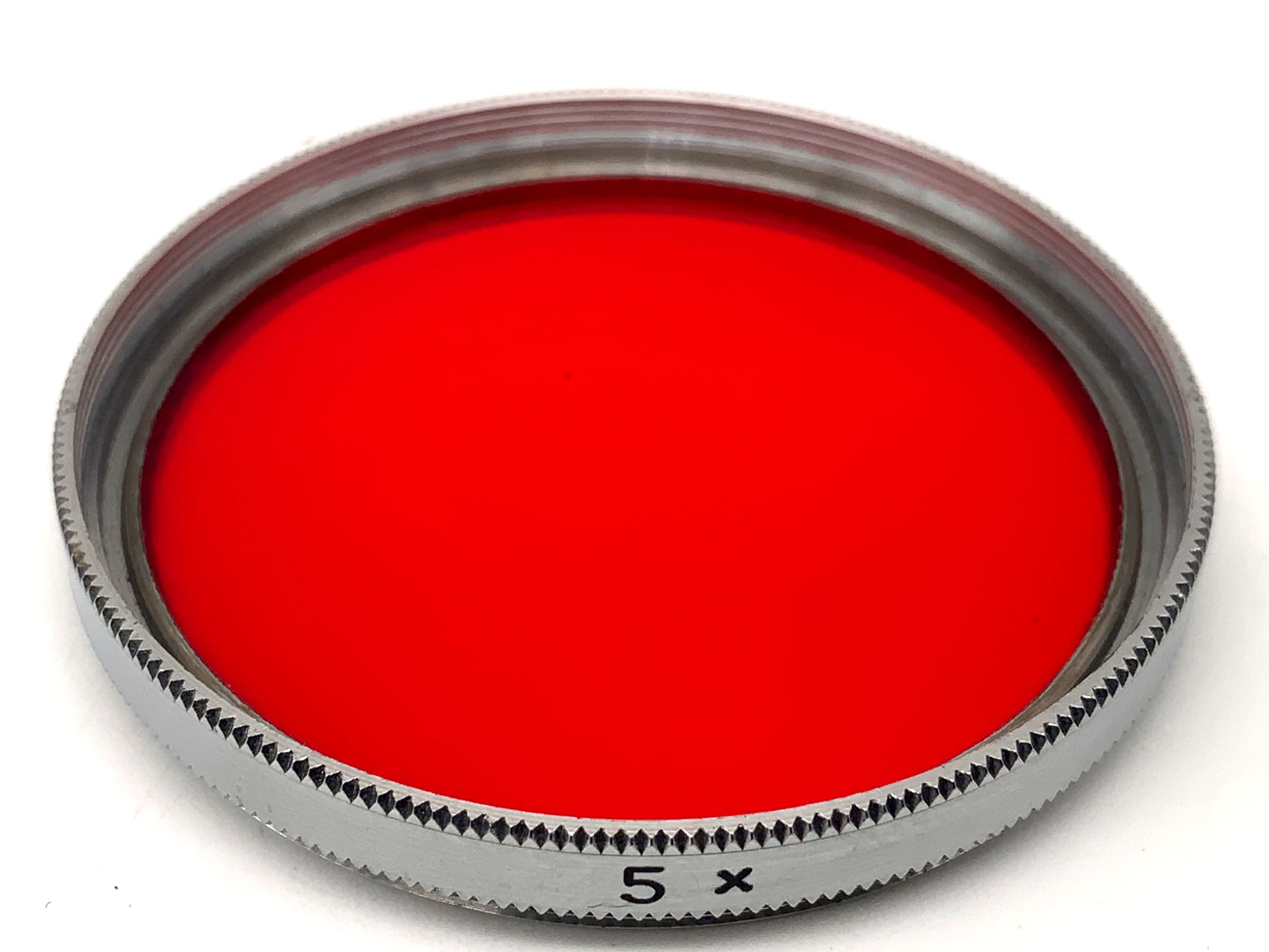 Diax Farbfilter rot/red 5x in Chrom Filter 40,5mm Kreisförmig Filtergewinde
