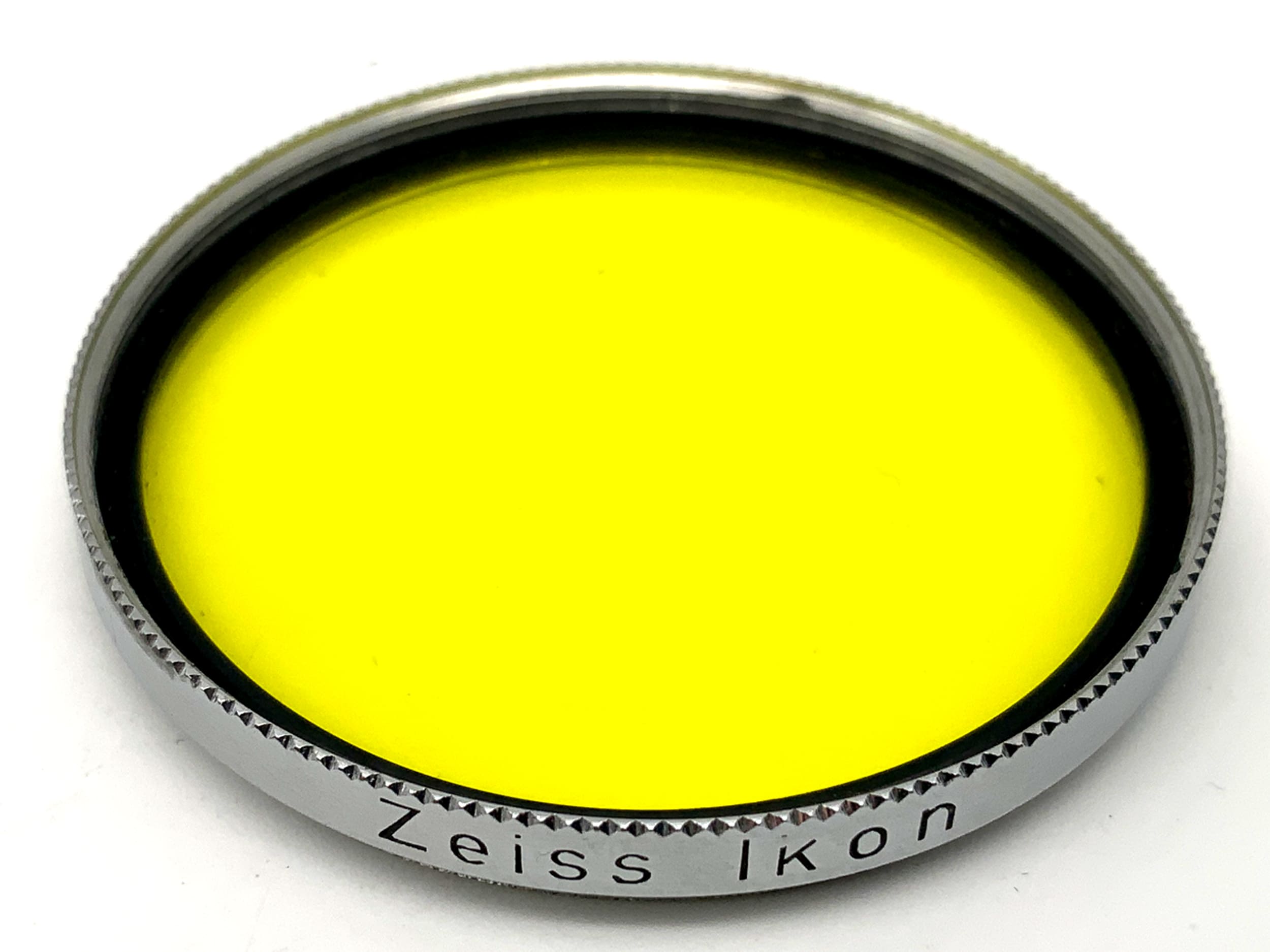Zeiss Ikon Farbfilter G2 gelb/yellow 373/2 in Chrom Filter 40,5mm Kreisförmig