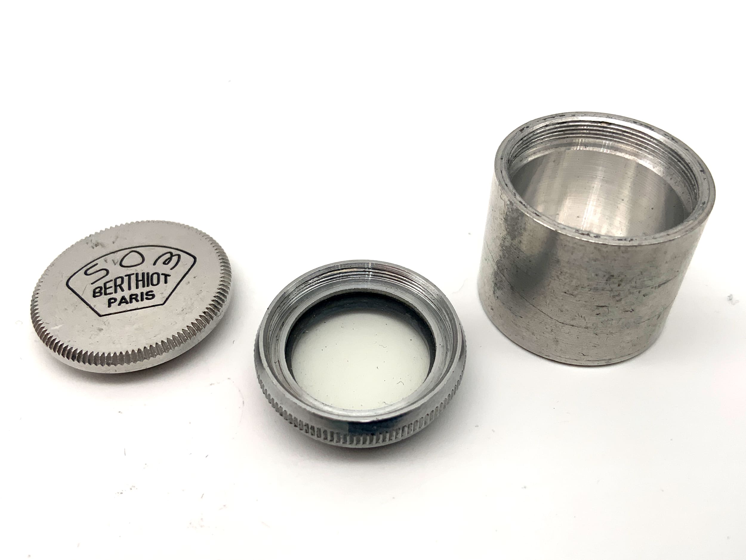 Som Berthiot Paris UV in Original Metalldose Filter 18,5mm Kreisförmig