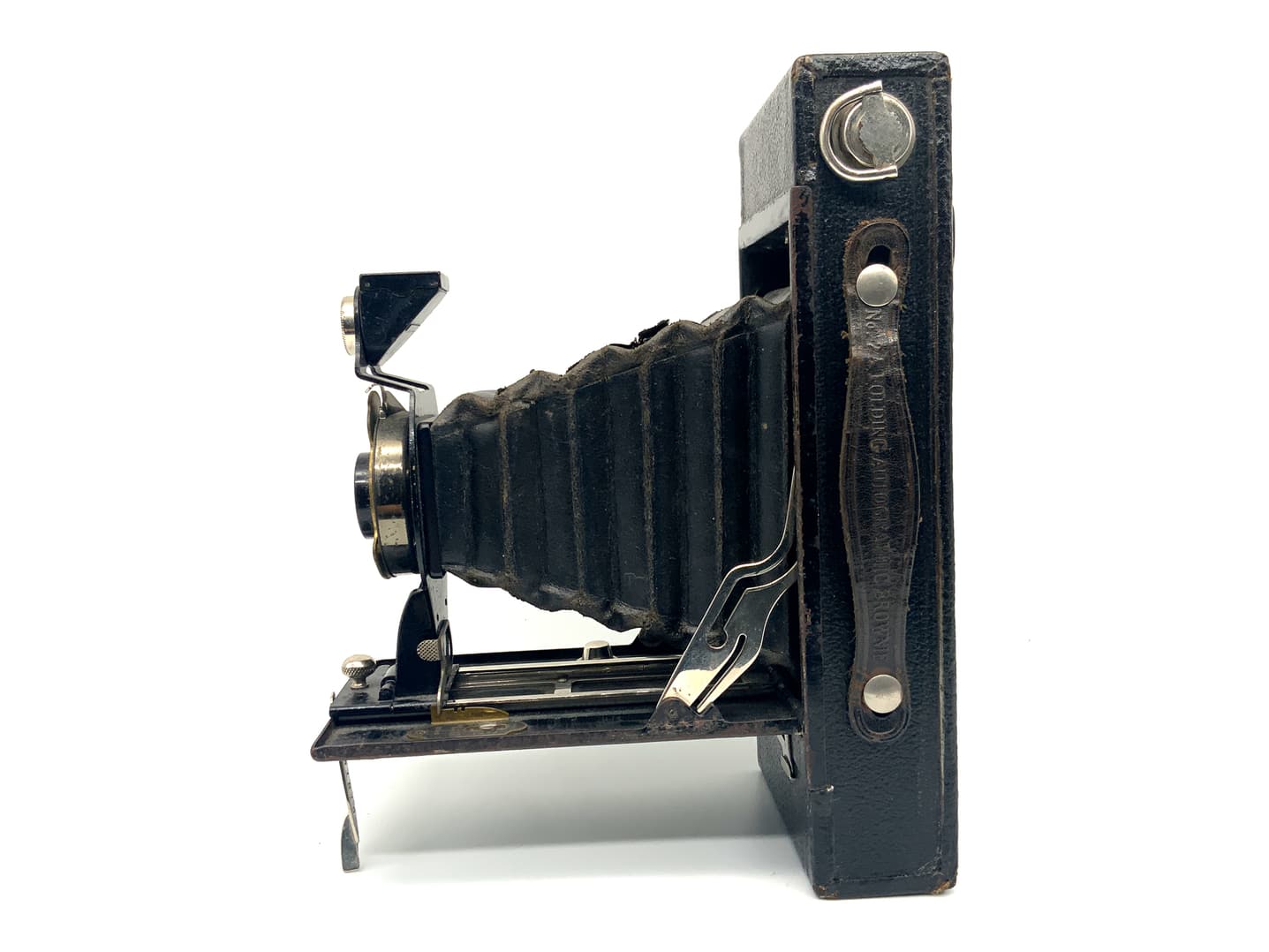 Kodak No. 2A Folding Autographic Brownie mit Bausch & Lomb Rapid Rectilinear