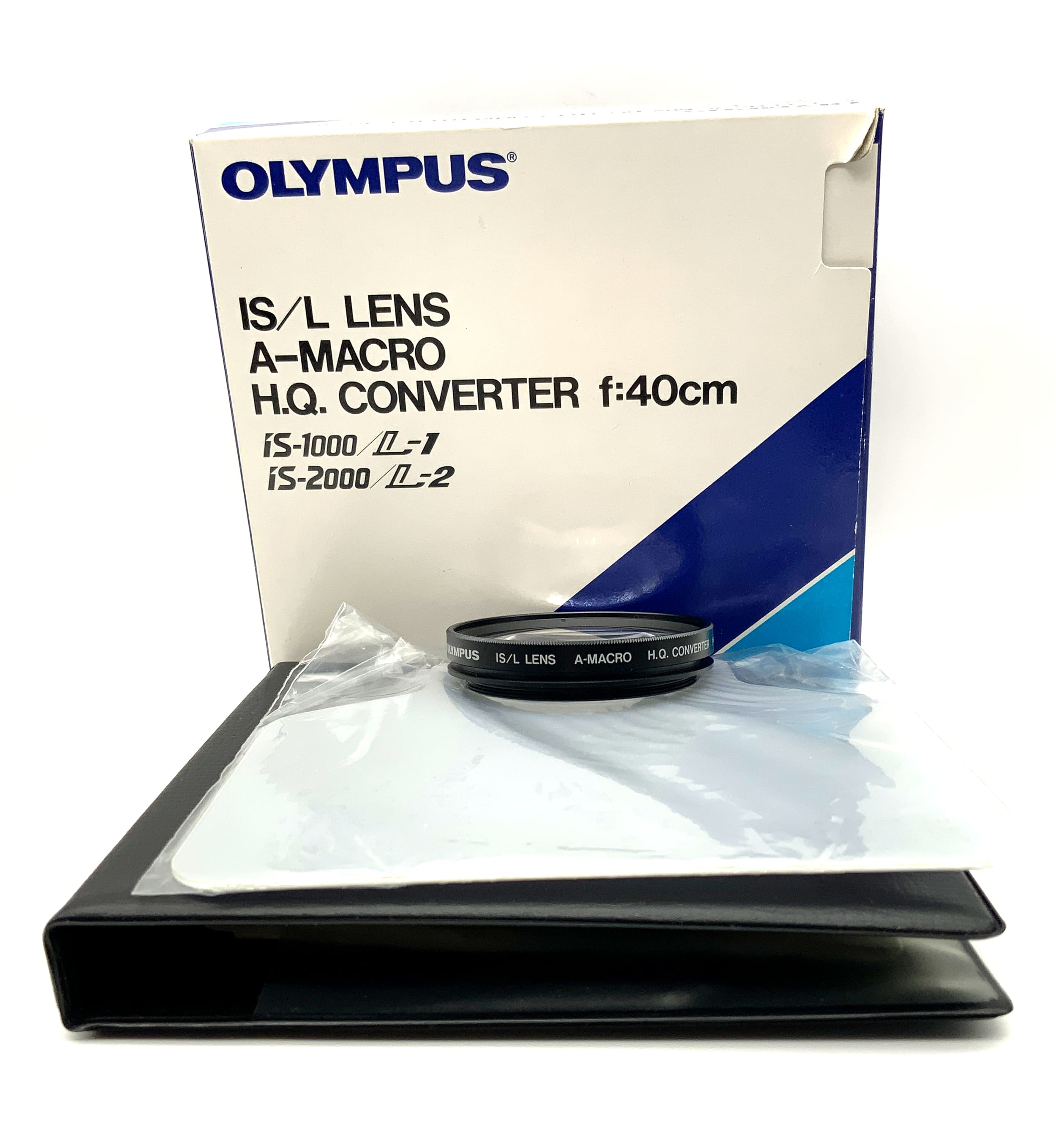 Olympus Macro IS/L Lens A-Macro HQ Converter f:40cm IS-1000/L-1 Filter 49mm