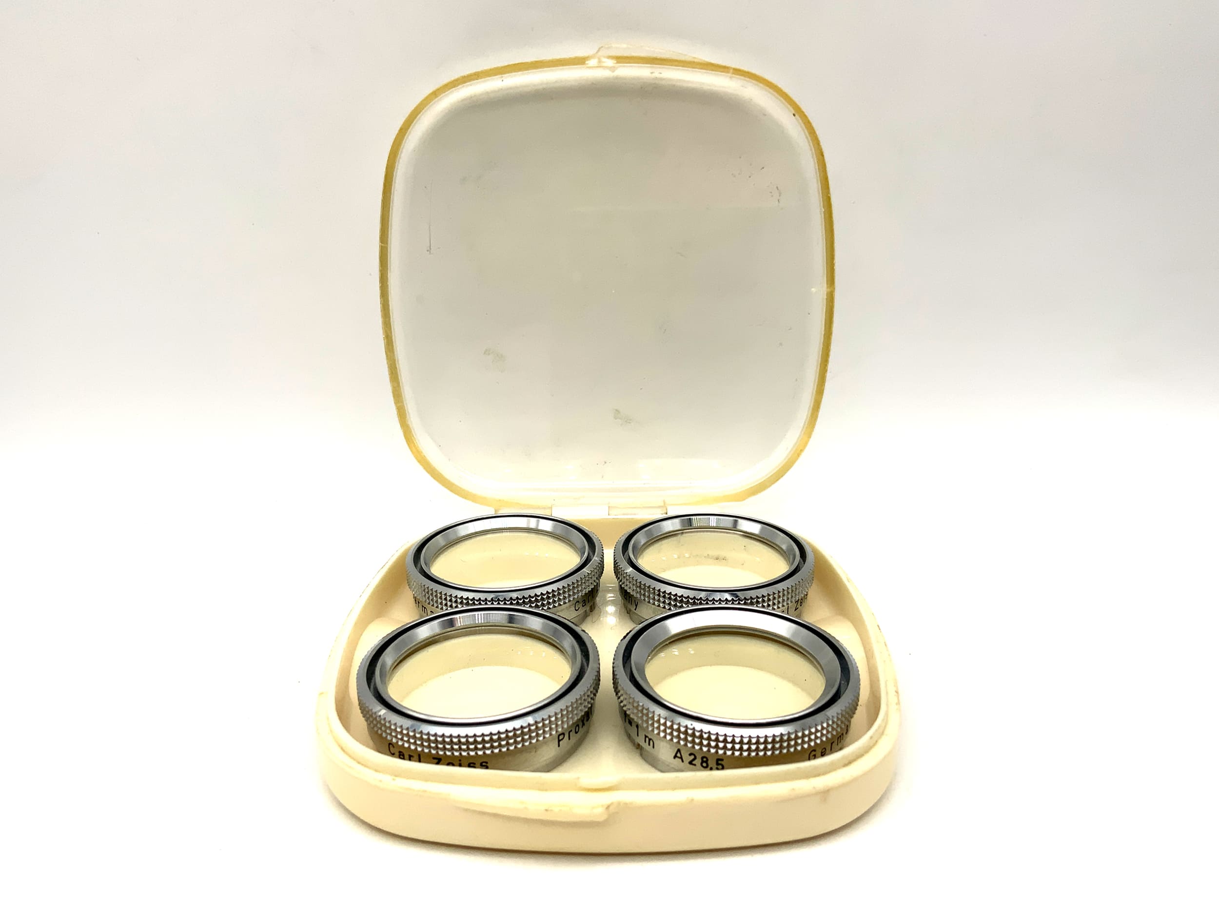 Carl Zeiss close-up lens set Proxar A28.5 f=0.2m/0.3m/0.5m/1m (909) filter 28.5mm