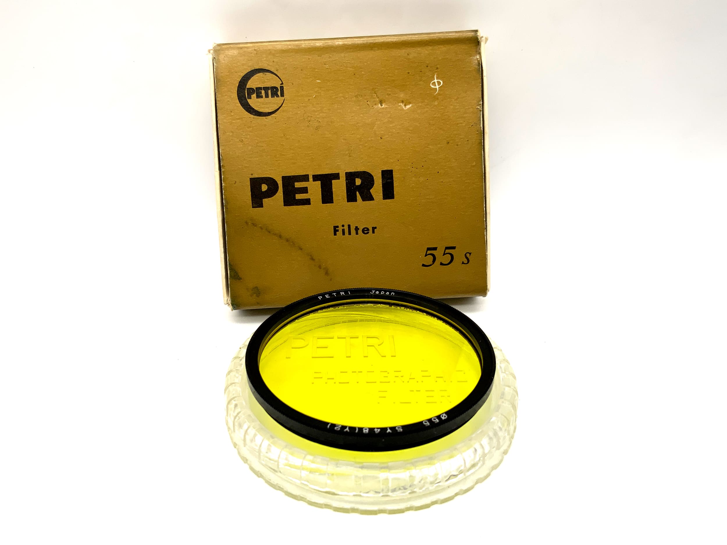 Petri color filter SY 48(Y2) yellow/yellow filter 55mm circular filter thread
