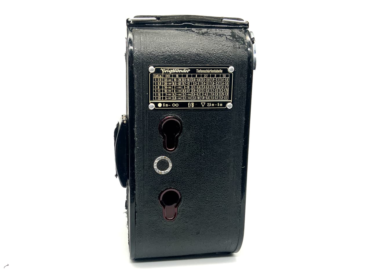 Voigtländer Bessa Klappkamera mit Skopar 10,5cm 1:3.5 bleibt offen! Analogkamera