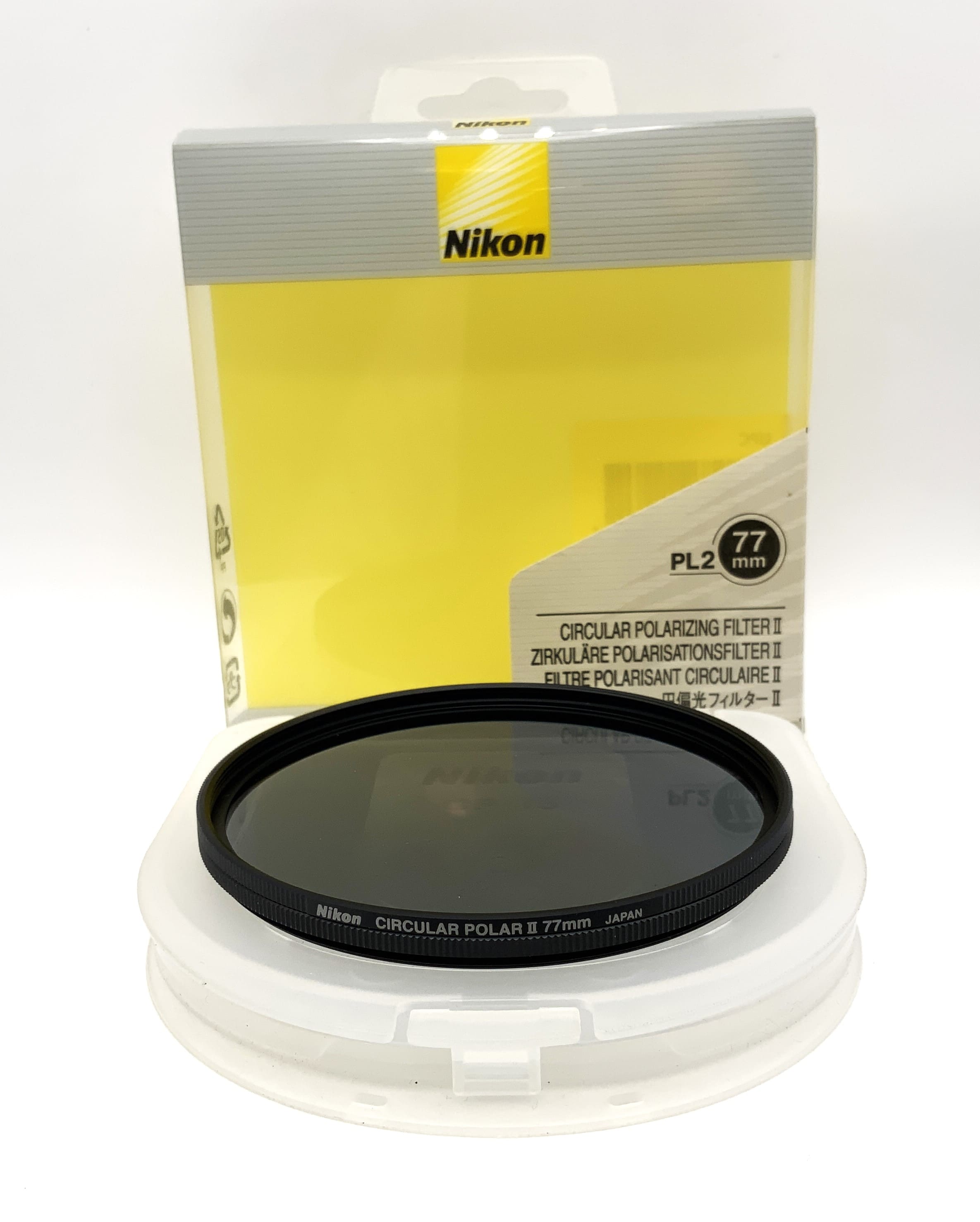 Nikon polarizing filter Circular Polar II PL2 in original packaging filter 77mm filter thread