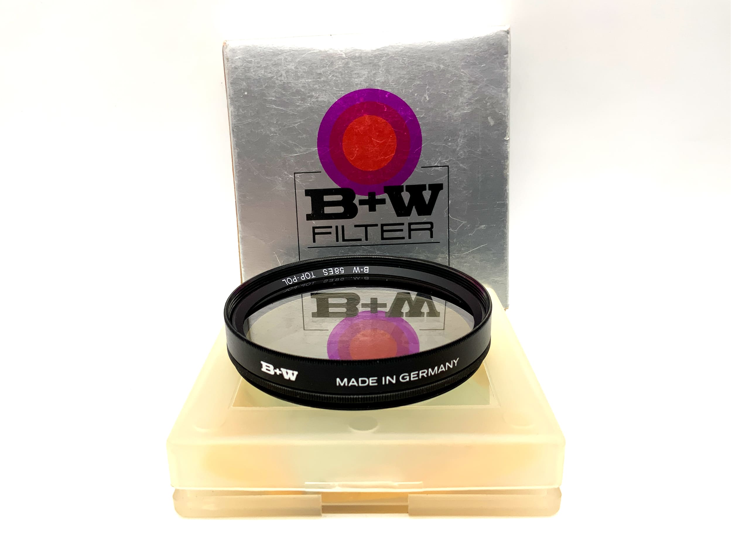 B+W Polarizing Filter 58ES Top-Pol in original packaging, 58mm circular filter thread