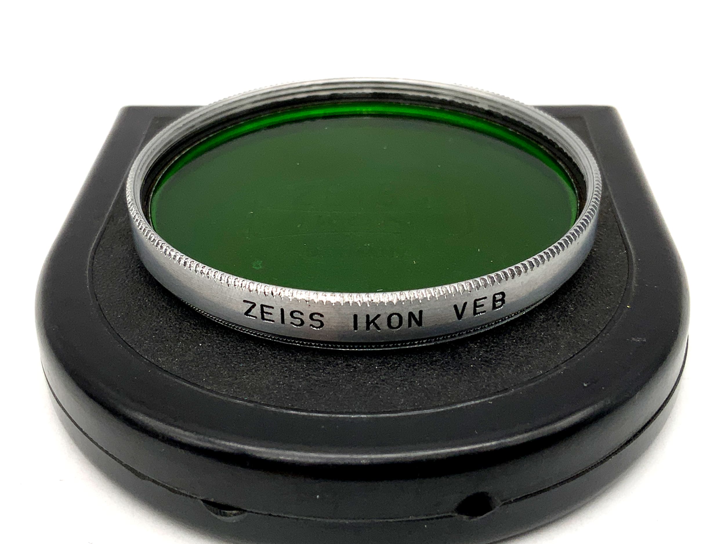 Zeiss Ikon VEB green color filter GR50 3-4x in case, 49mm filter thread
