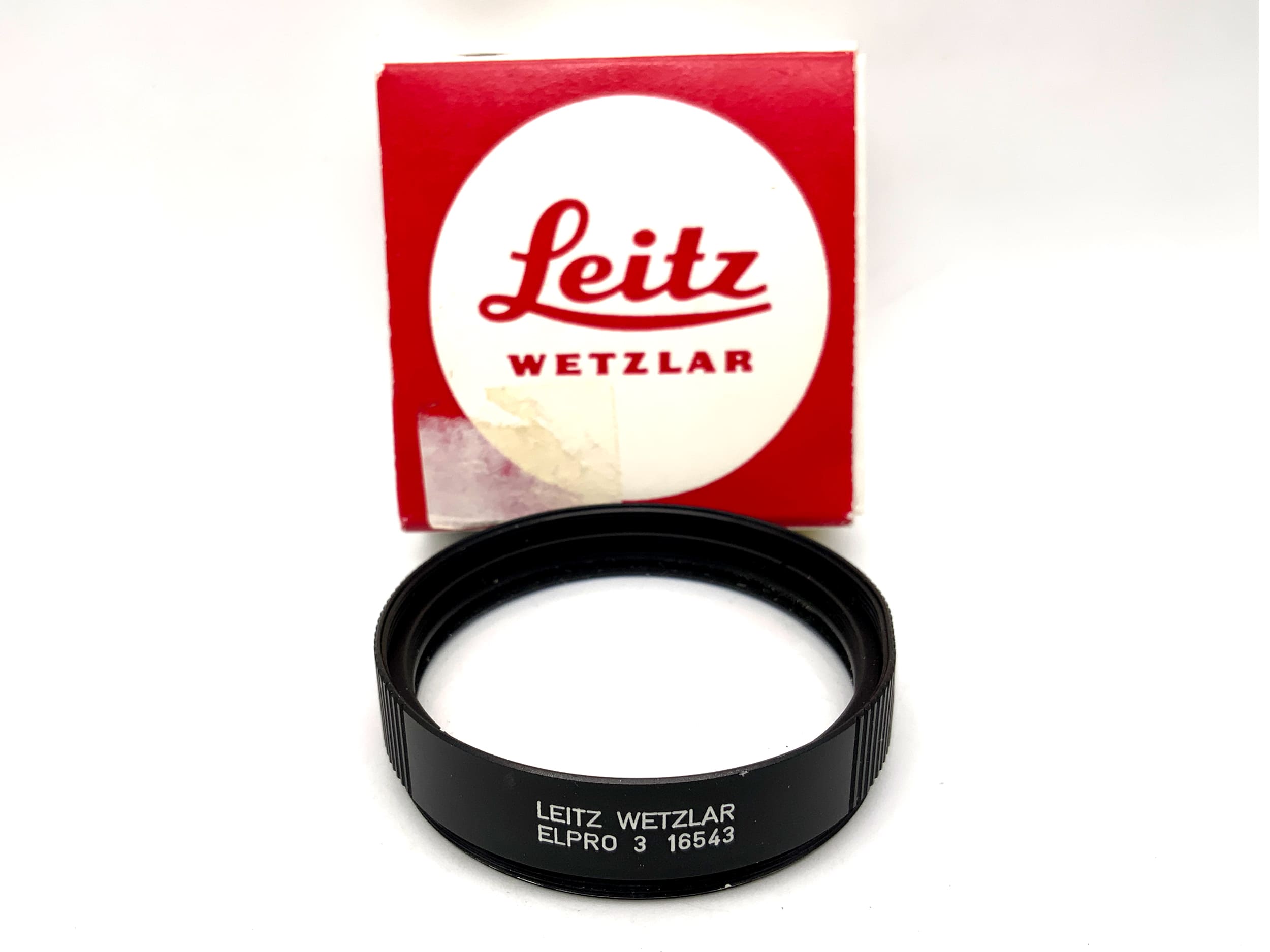 Leica Leitz Elpro 3 16543 Close-Up Lens in original packaging, 55mm filter thread