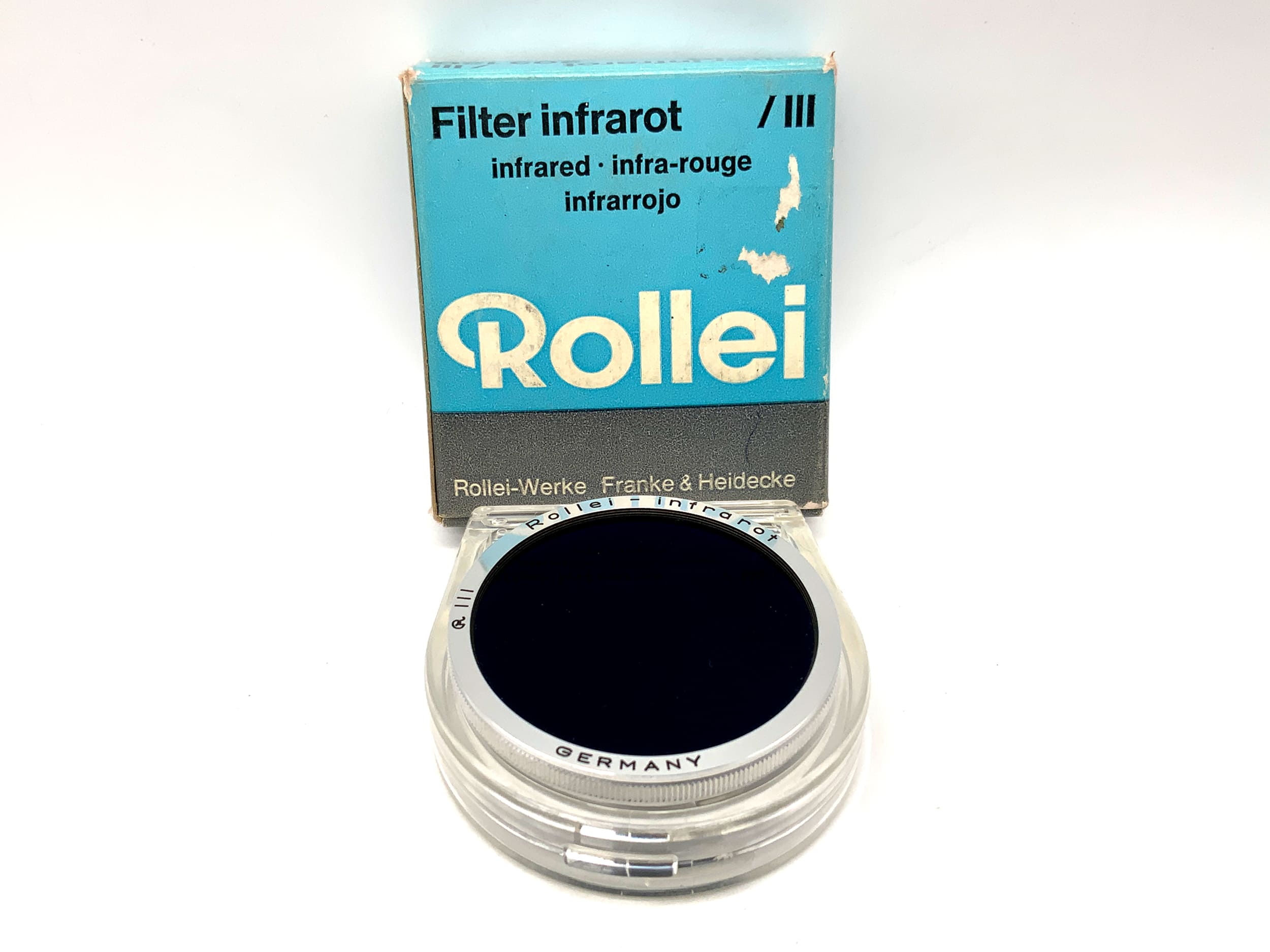 Rollei Infrared CEFIR 203 120 in original packaging, filter R III, circular filter thread