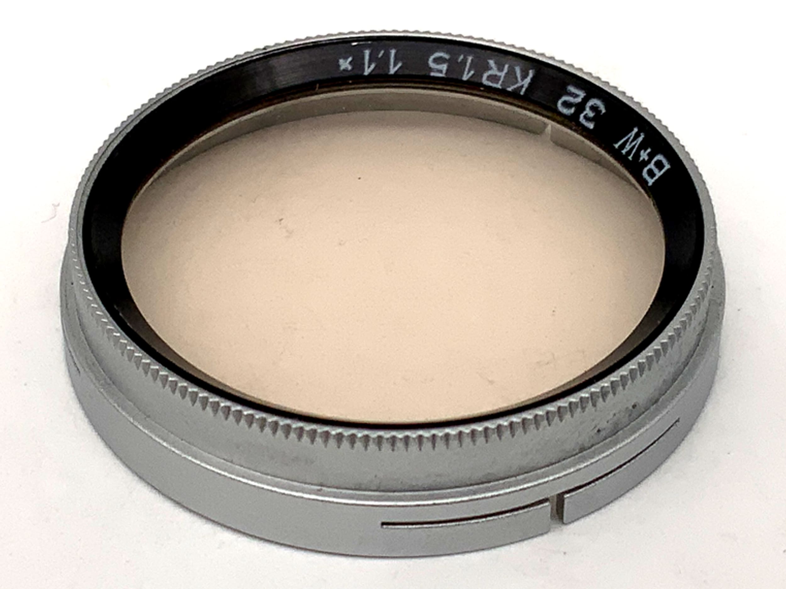 B+W Skylight KR1.5 1.1 Slip-on Filter 32mm Circular Filter Thread