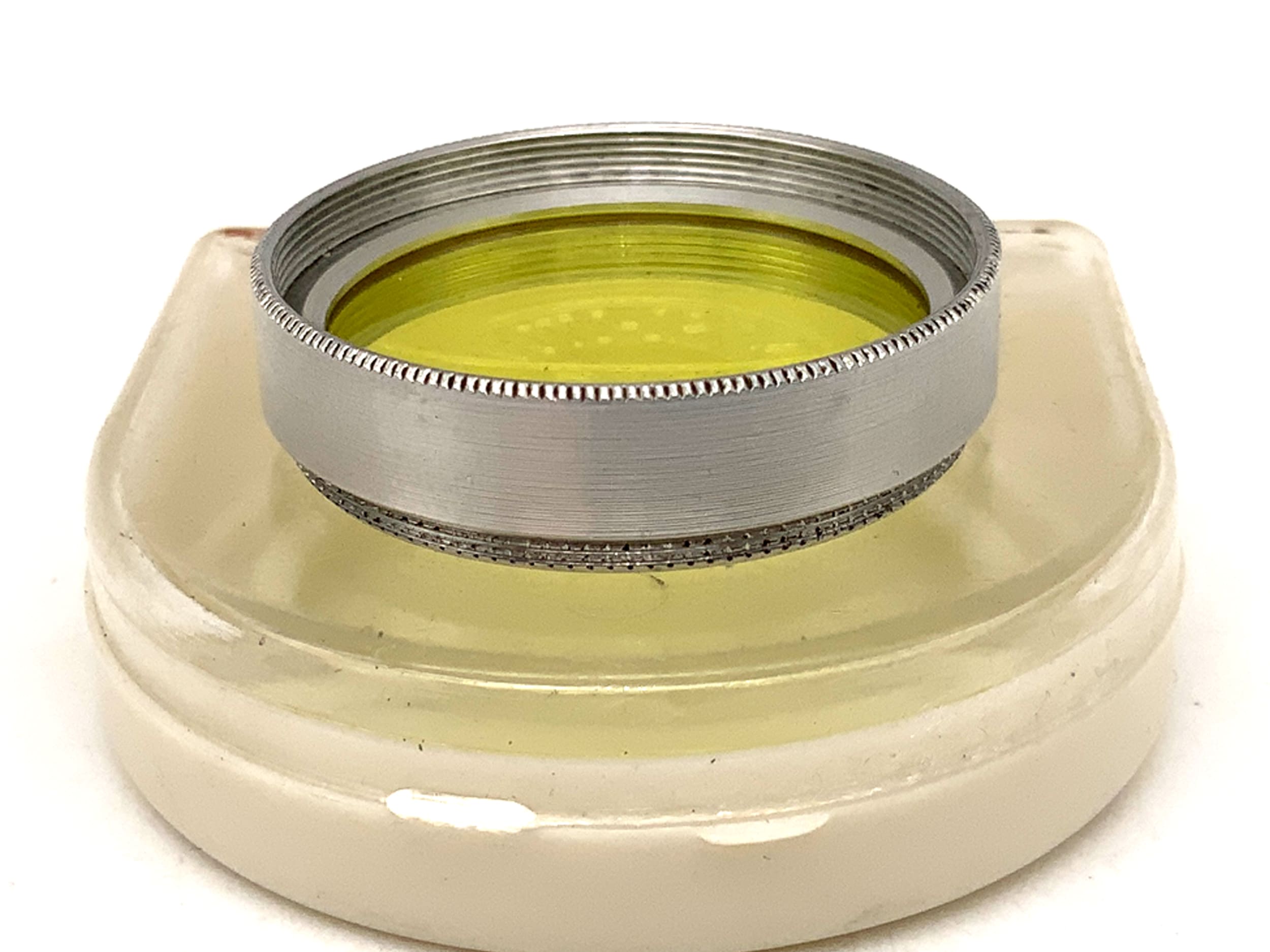 Arnz Jena color filter light yellow in case, 30.5mm filter thread