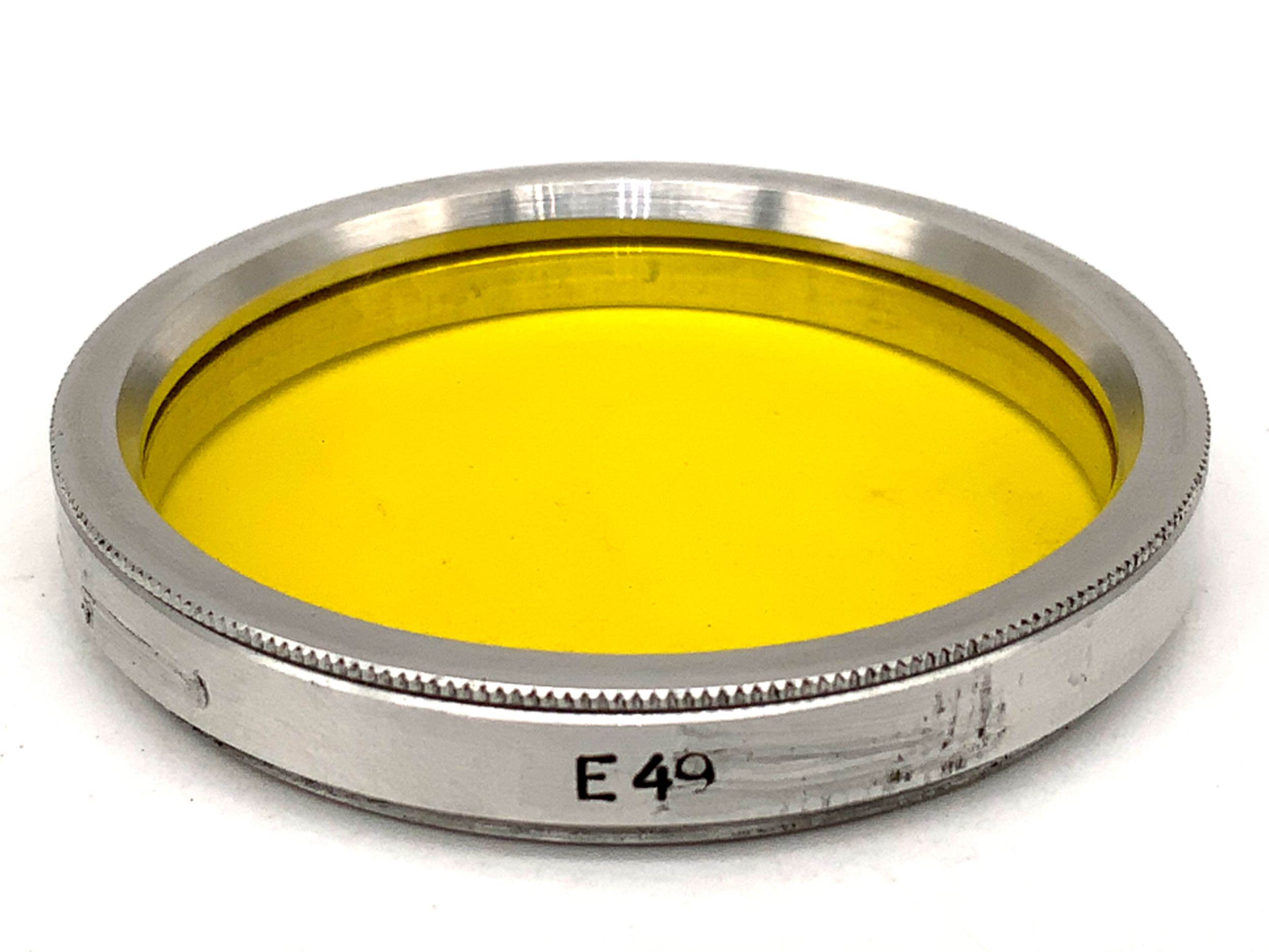 Panchromar yellow color filter E49, 49mm circular filter thread