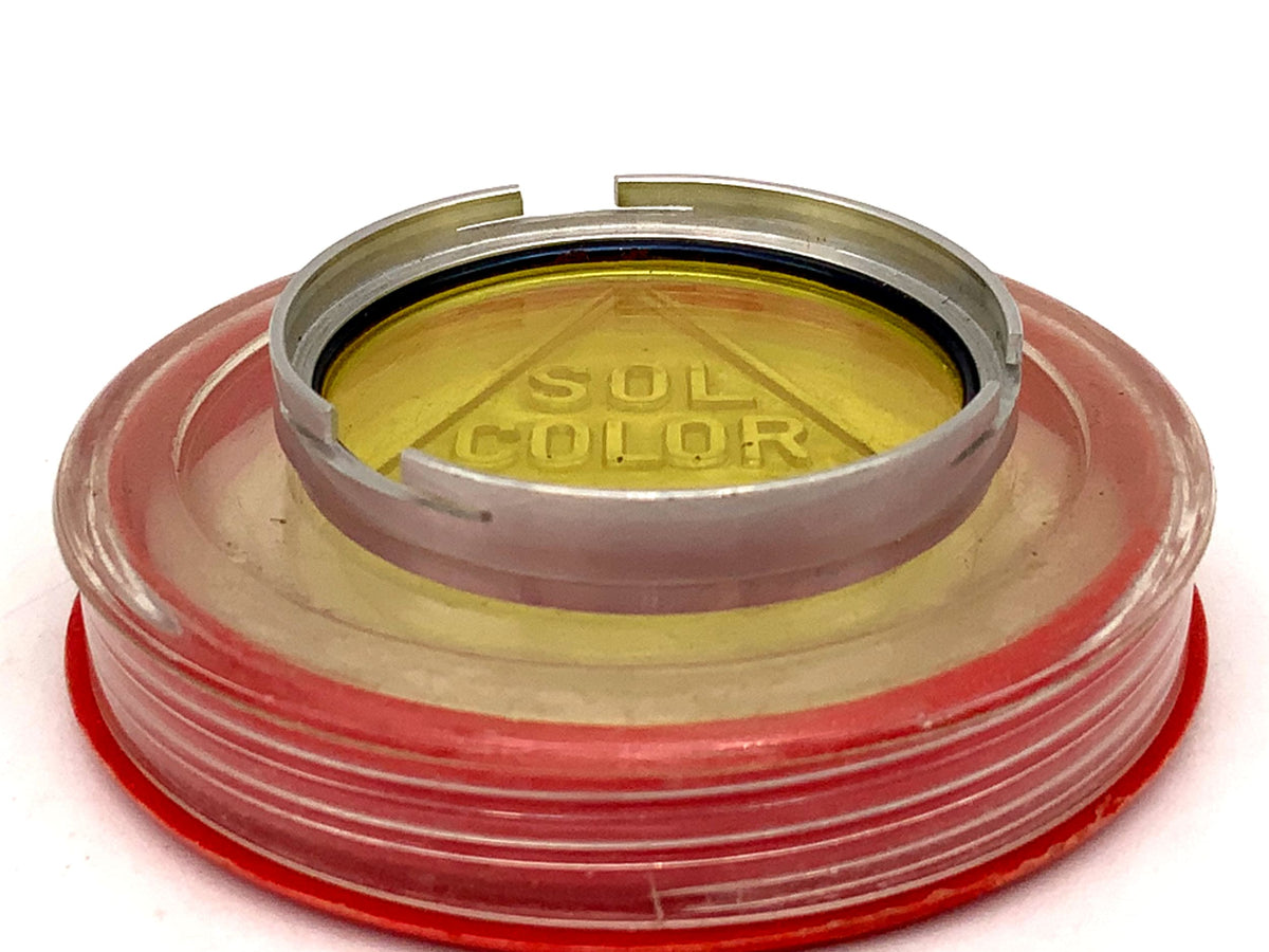 Sol Color color filter yellow light/light yellow Slip on 29/30 filter 29mm