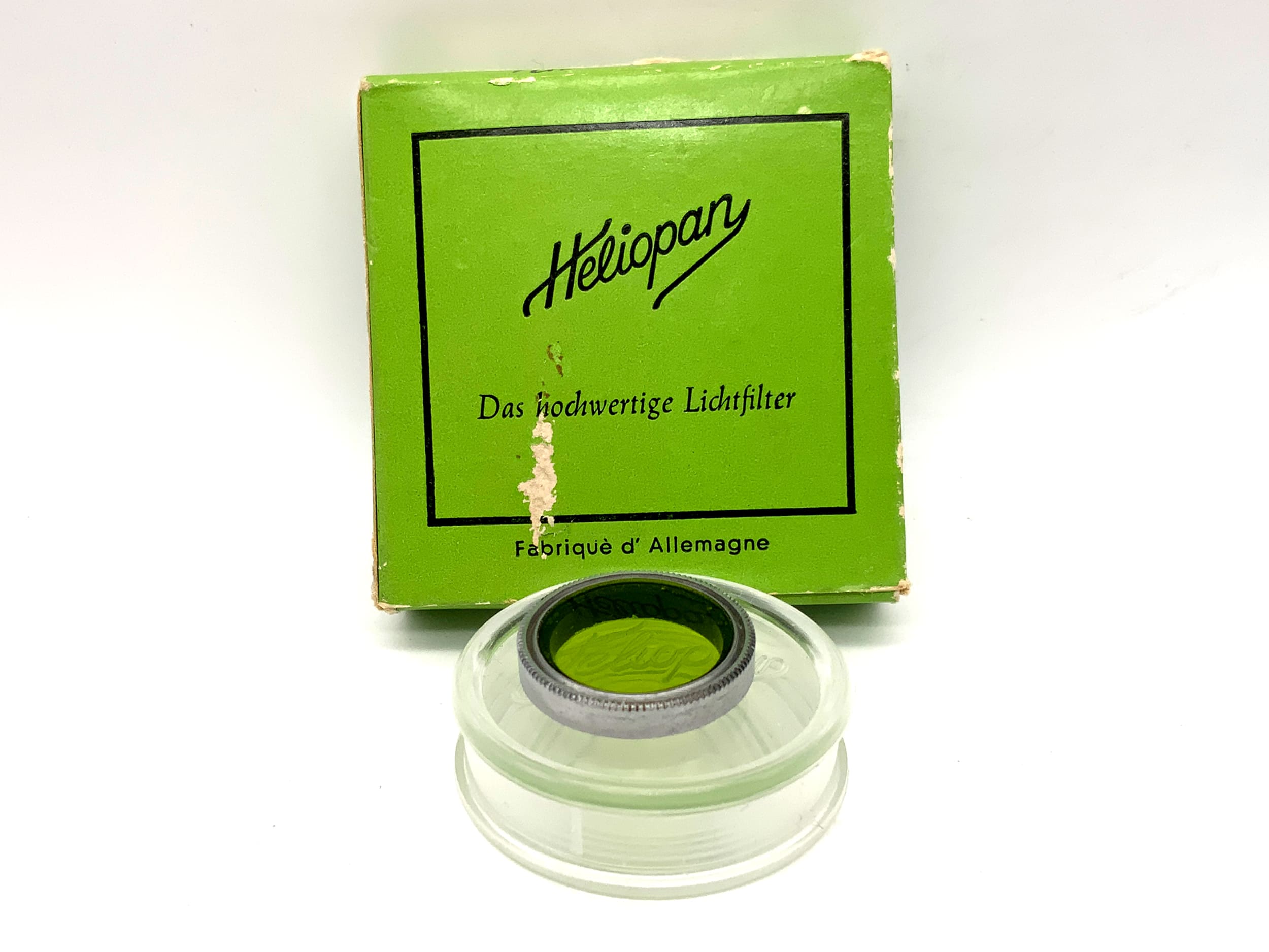 Heliopan yellow-green color filter Elmar 19x55 filter 19mm circular filter thread