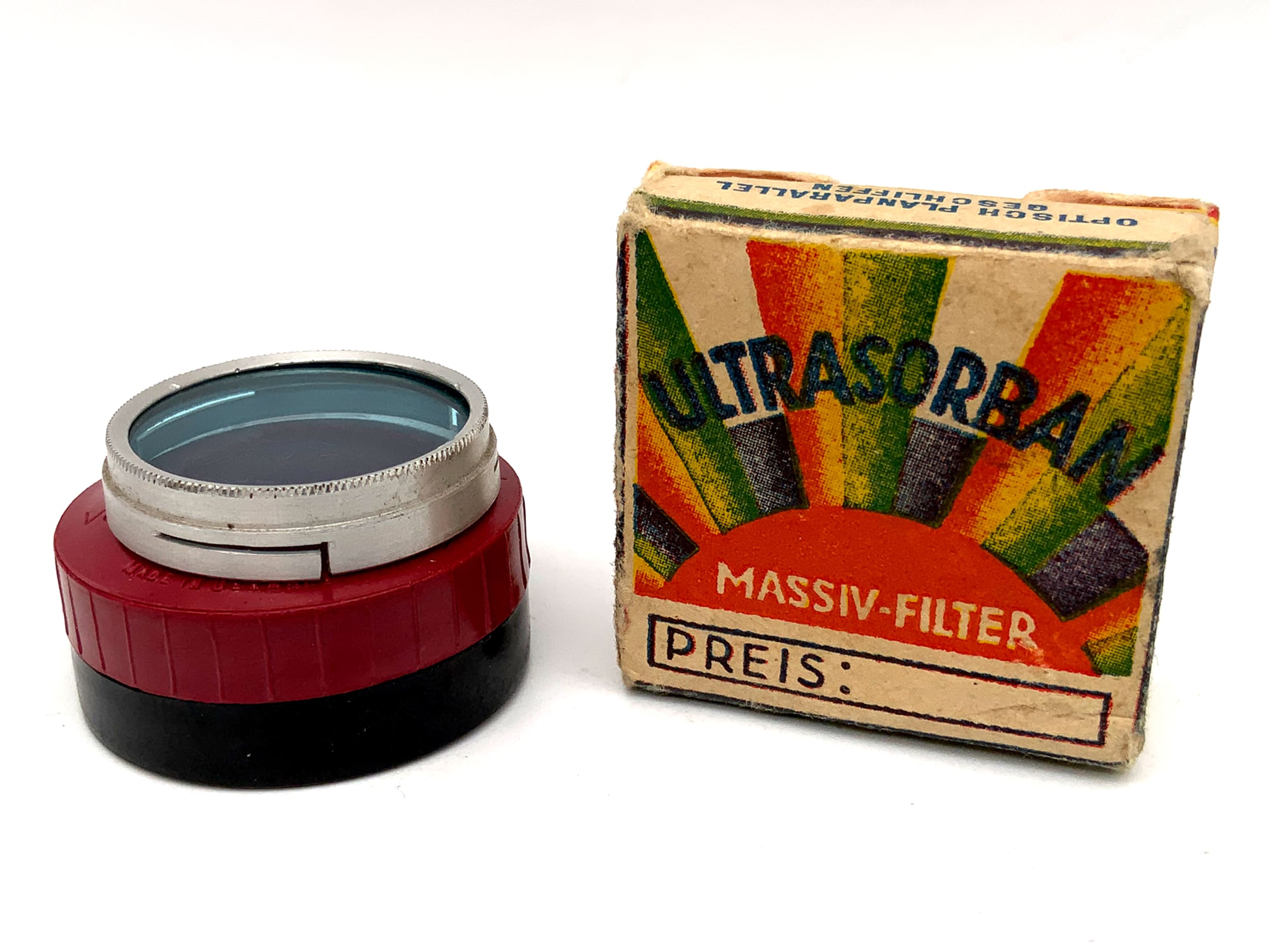 Arnz Jena color filter light blue 1.5x (801) slip-on in original packaging, 25.5mm filter