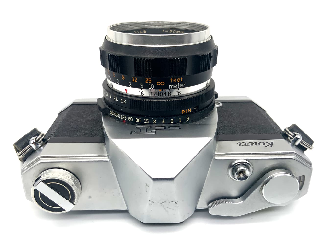 Kowa SET SLR 35mm Spiegelreflexkamera analog Body Gehäuse mit 50mm 1:1.8