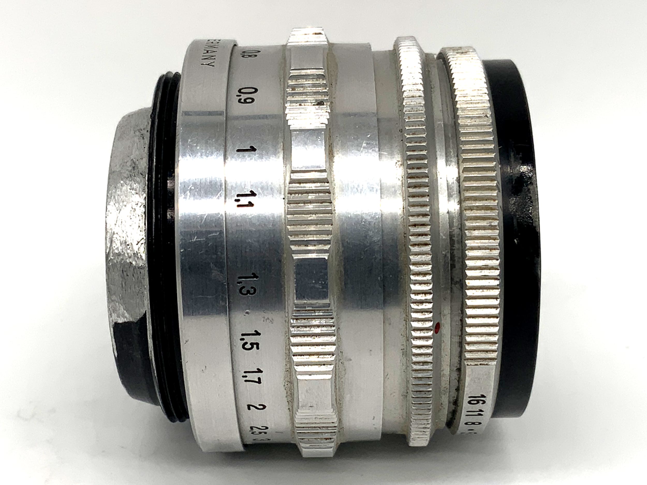Carl Zeiss Jena Tessar 50mm 1:2,8 Objektiv Pilz! Festbrennweite (EXA)