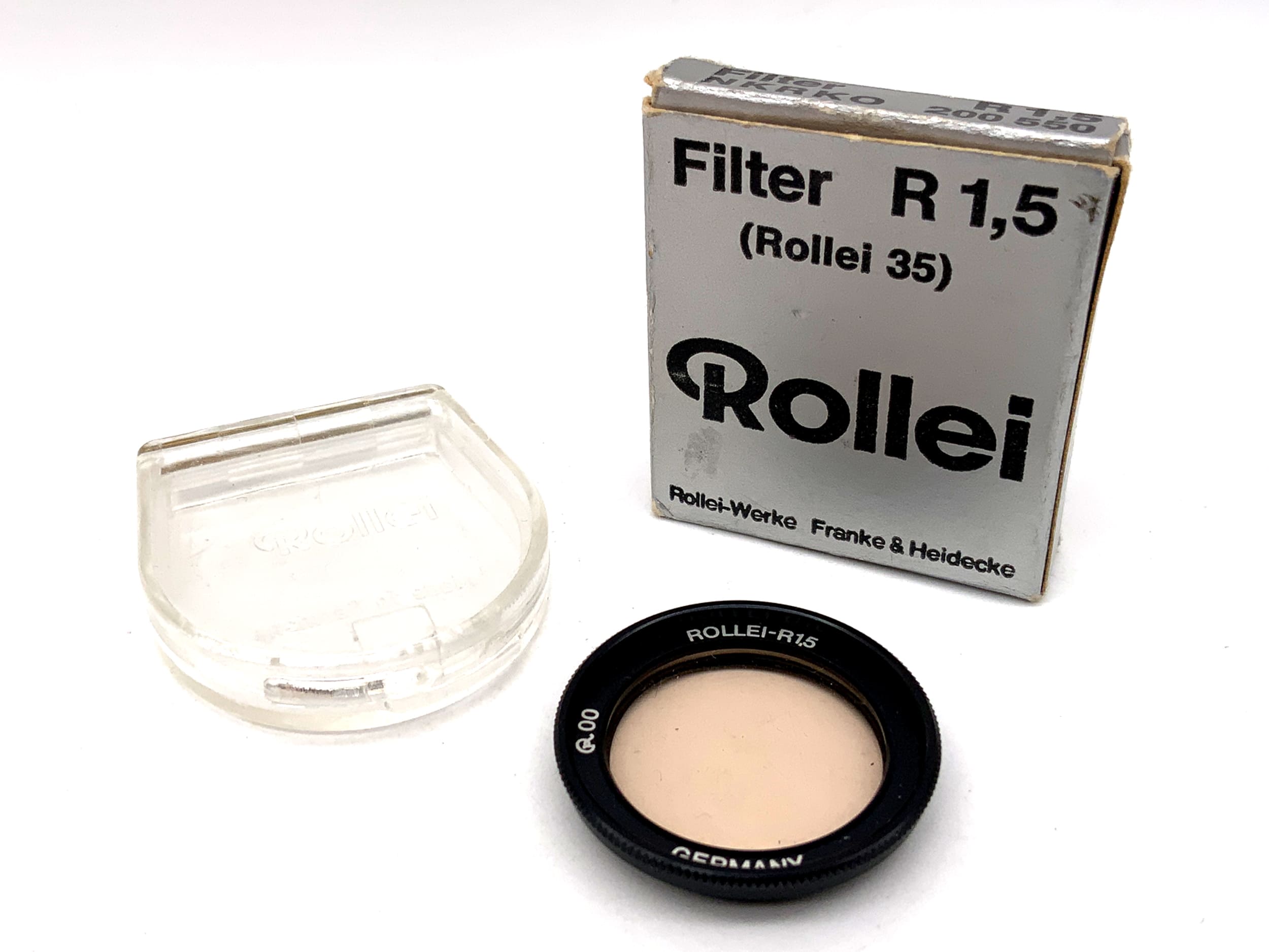 Rollei correction filter R1.5 for Rollei 35 in original packaging, filter R00, filter thread
