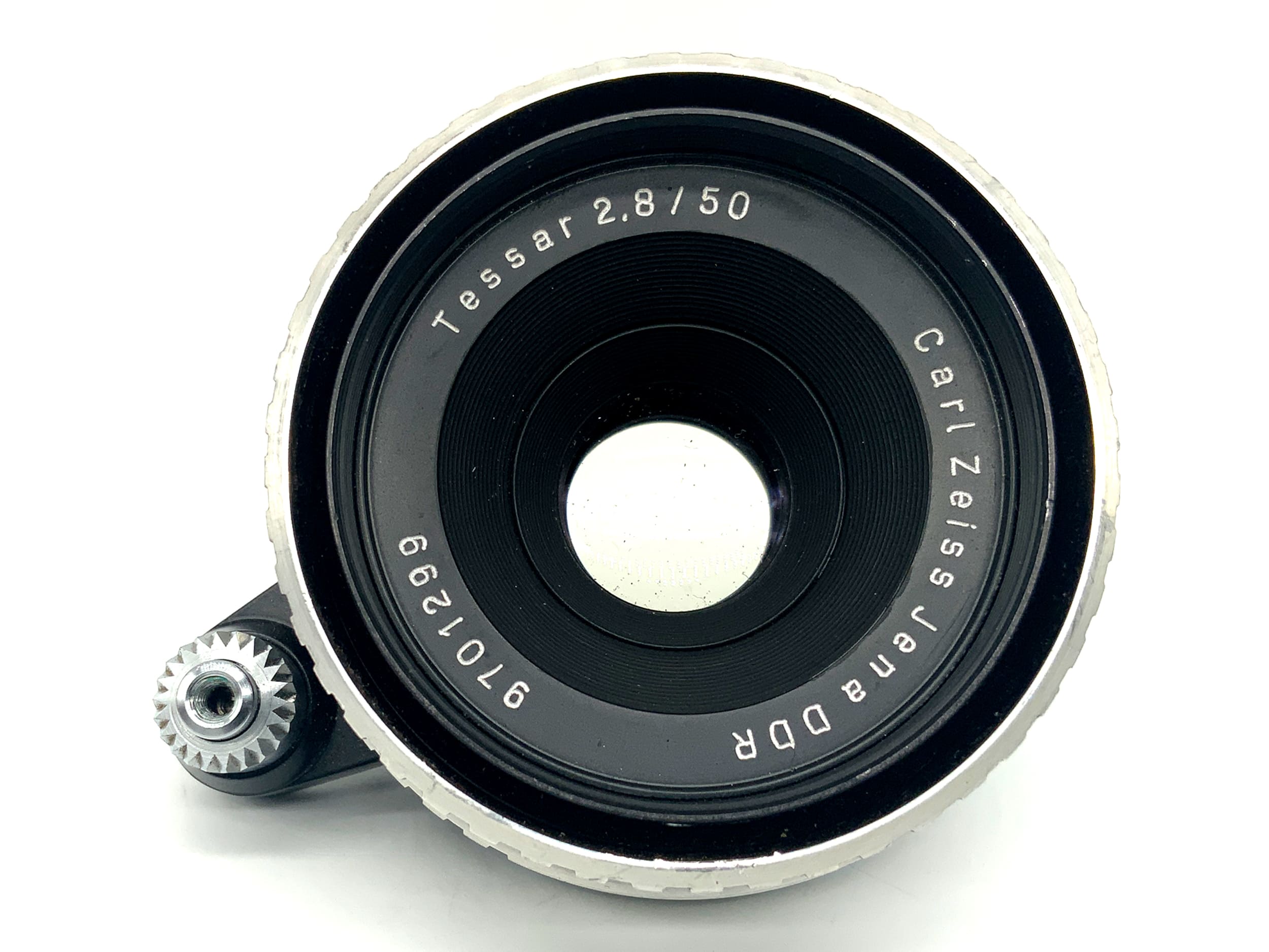 Carl Zeiss Jena Tessar 50mm 1:2.8 Objektiv Pilz! Festbrennweite (EXA)