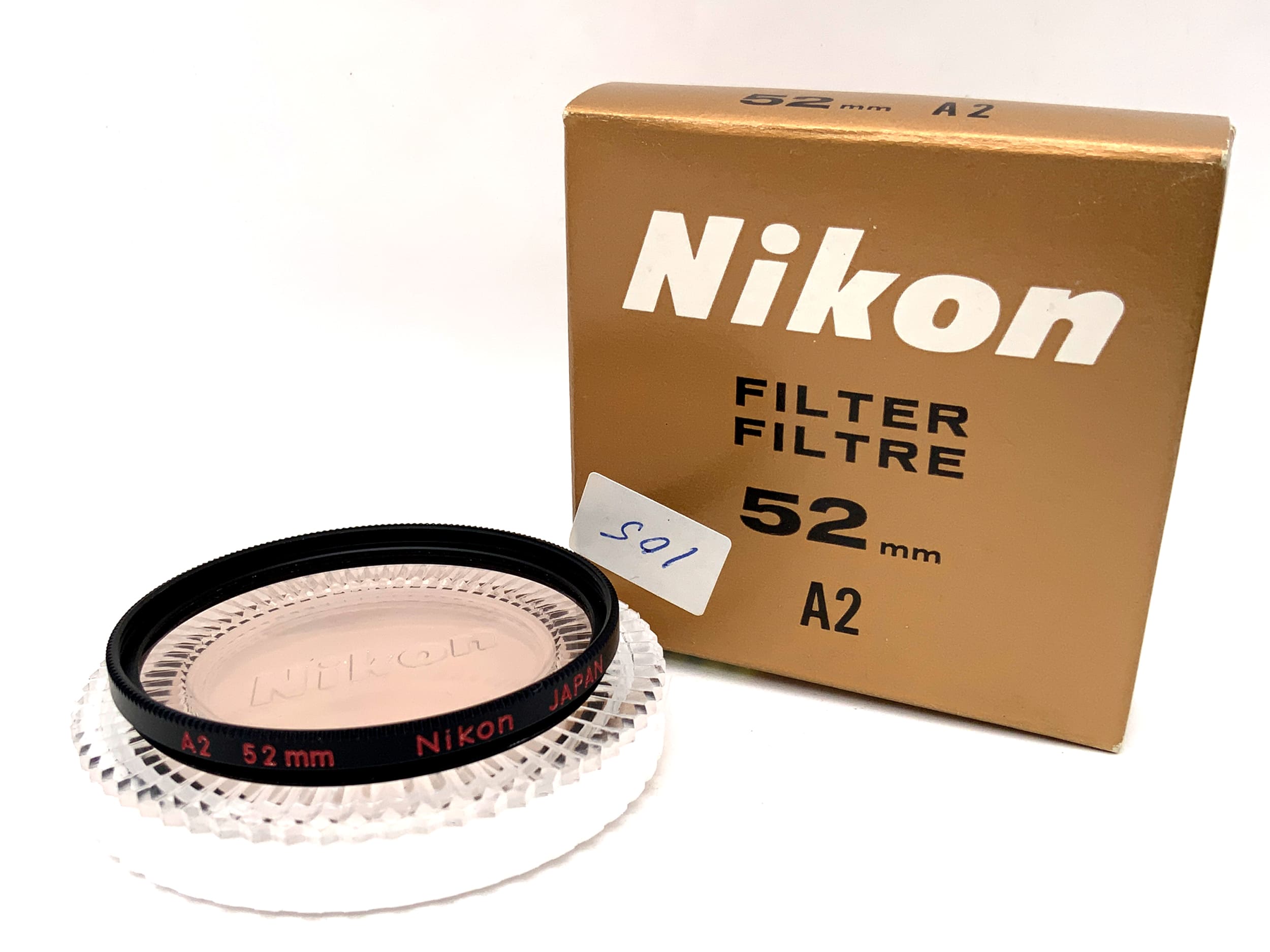 Nikon coversion filter light amber A2 in original packaging filter 52mm filter thread
