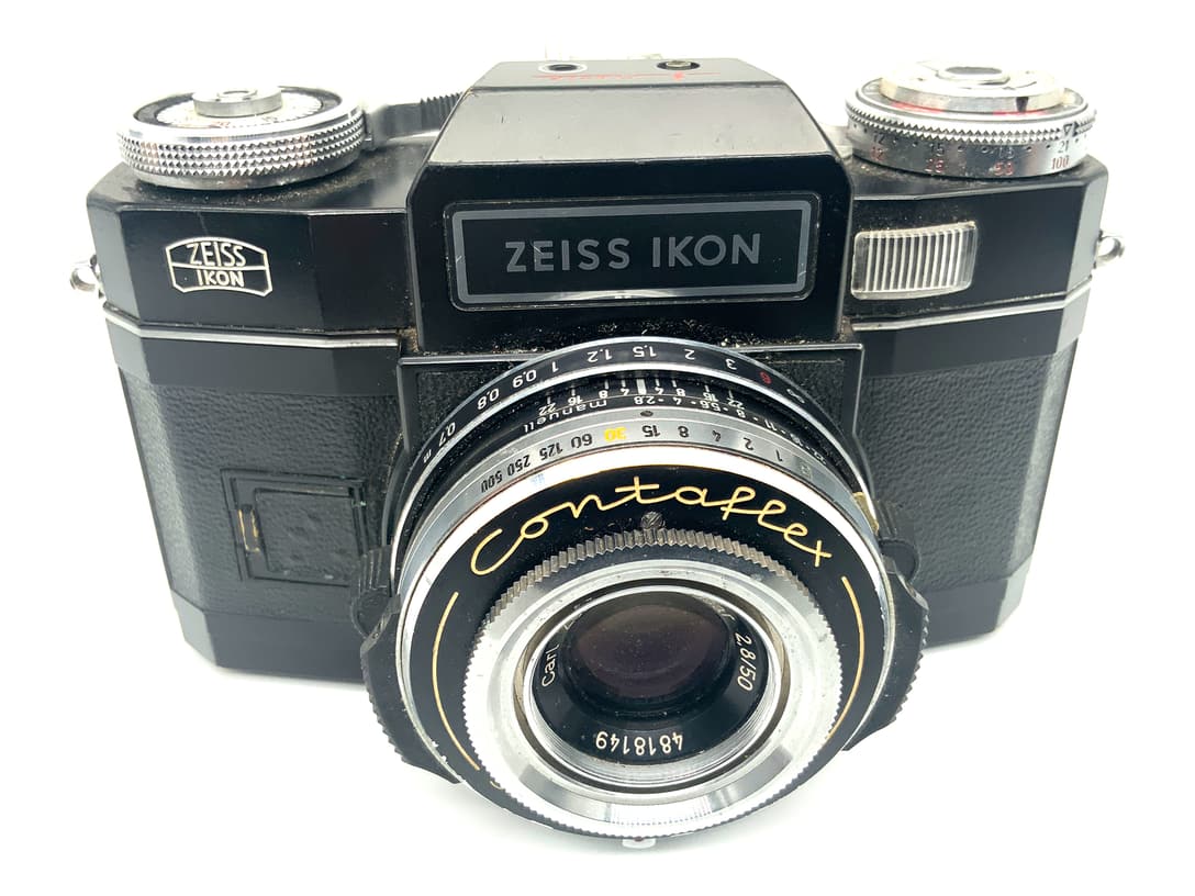 Zeiss Ikon Contaflex Synchro-Compur-X SLR 35mm mit Carl Zeiss Tessar 2,8 50mm