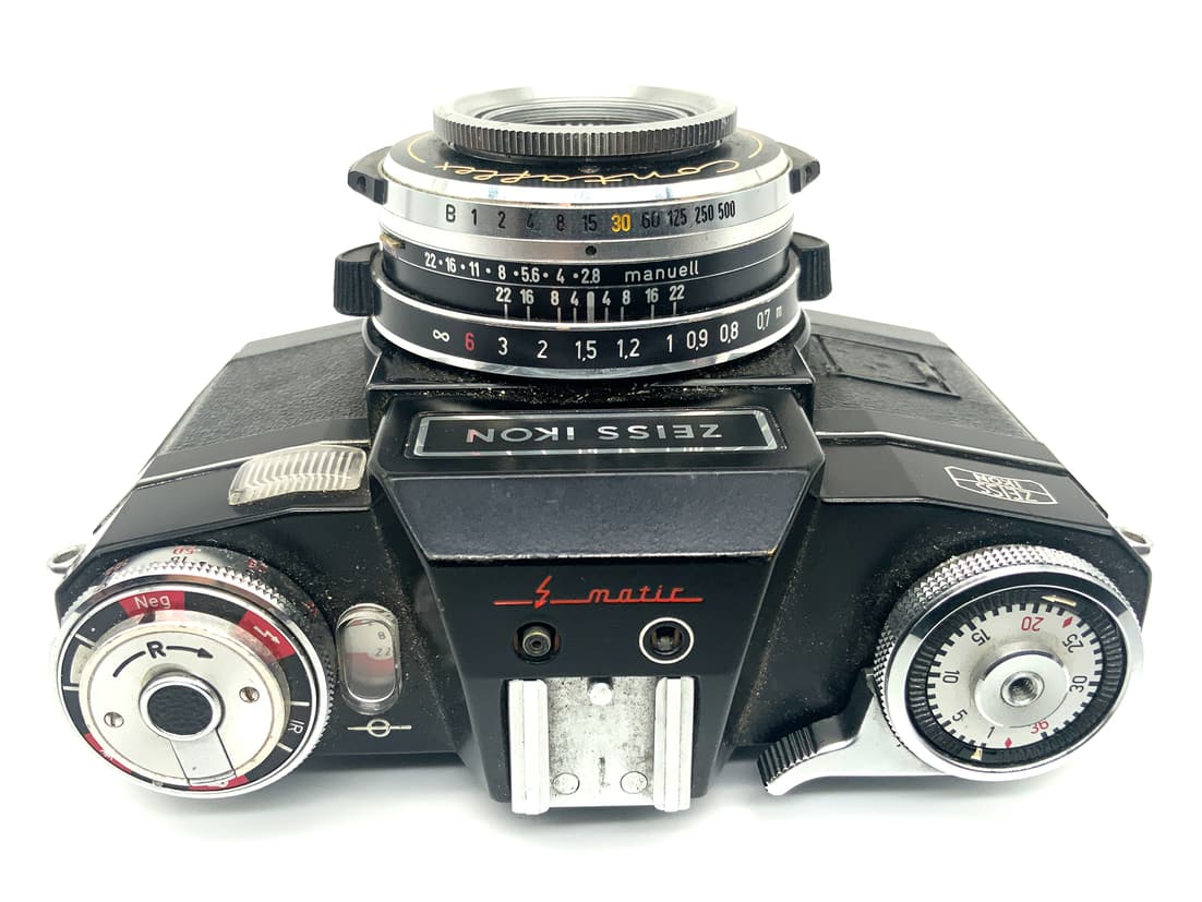 Zeiss Ikon Contaflex Synchro-Compur-X SLR 35mm mit Carl Zeiss Tessar 2,8 50mm