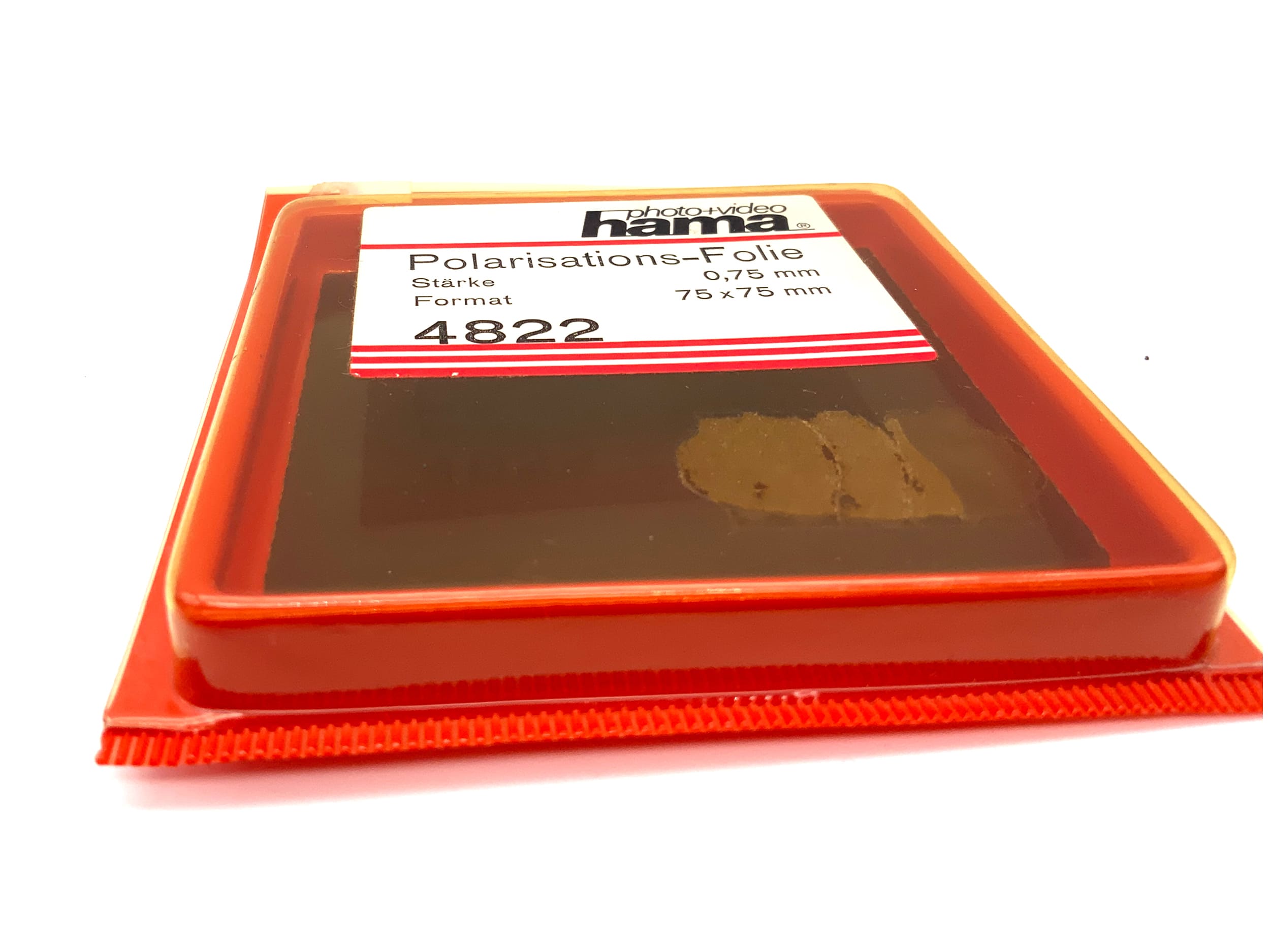 Hama Polarizing Film 4822 Filter 0.75mm 75 x 75mm Rectangular