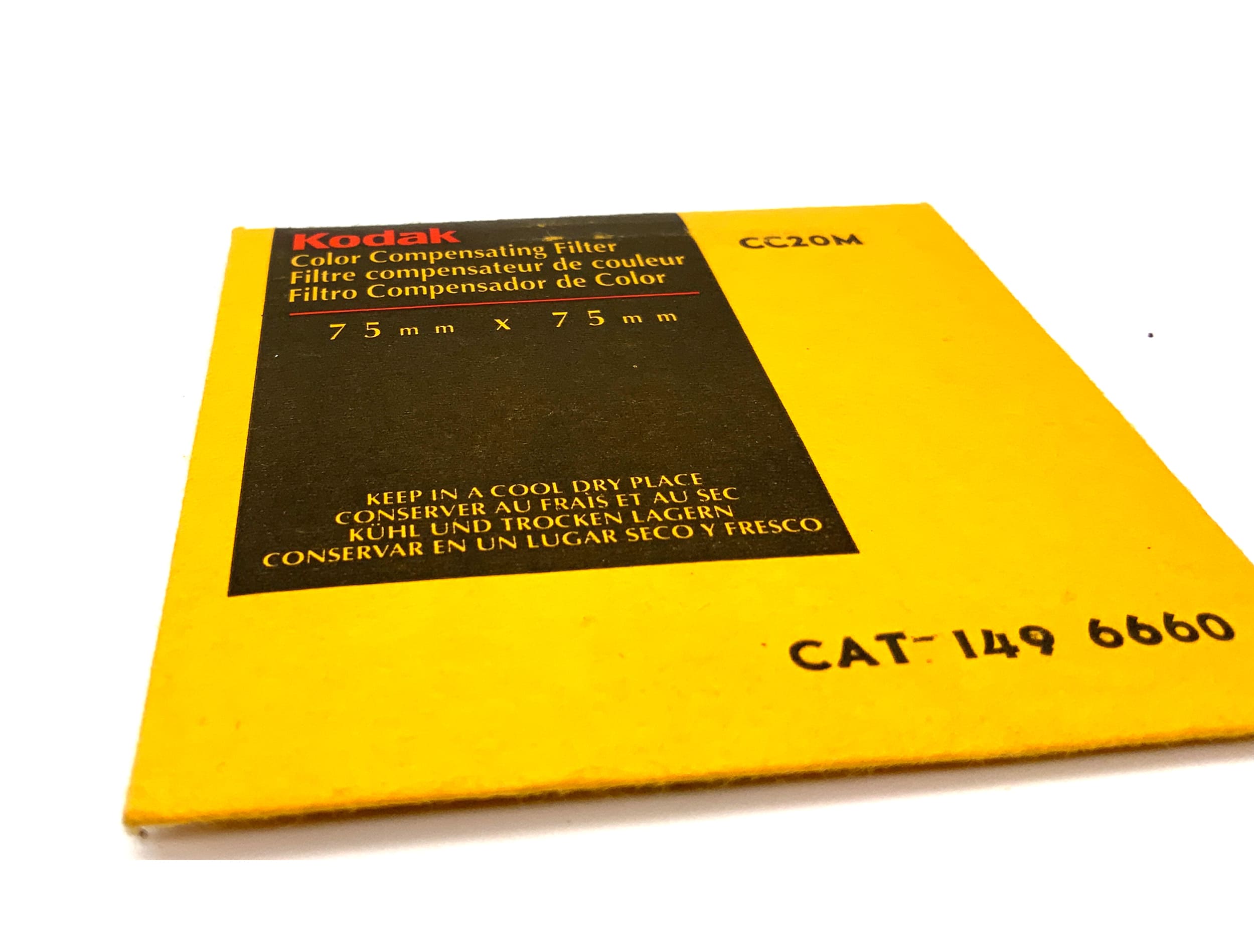 Kodak CC20M Color Compensating Filter Filter 75mm x 75mm Rectangular