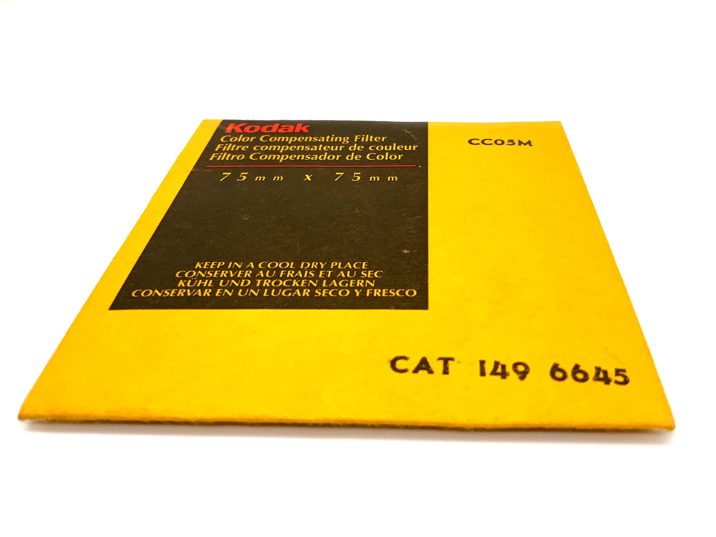 Kodak CC05M Color Compensating Filter 75mm x 75mm Rectangular